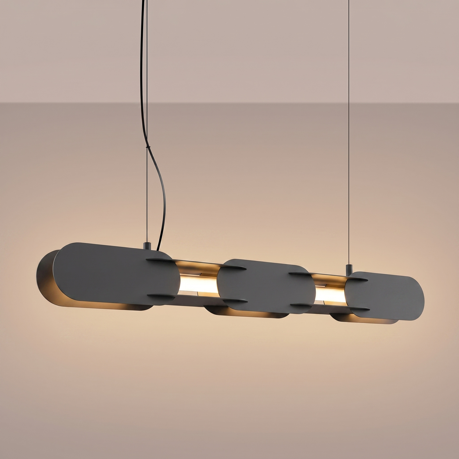 Lampa wisząca CHAIN 91 czarna LED 3000K - obrazek 4