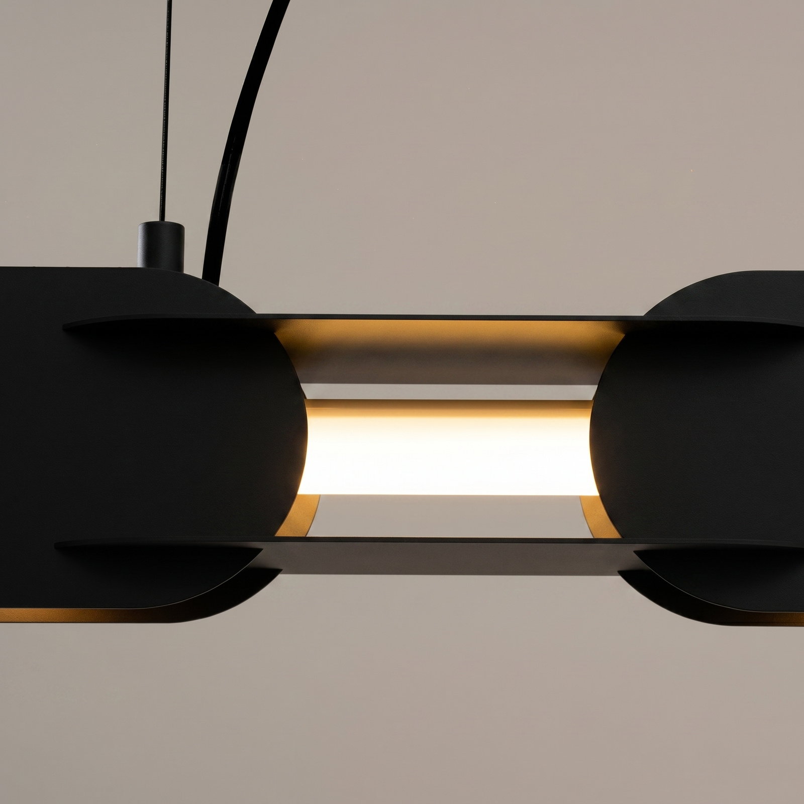 Lampa wisząca CHAIN 91 czarna LED 3000K - obrazek 5