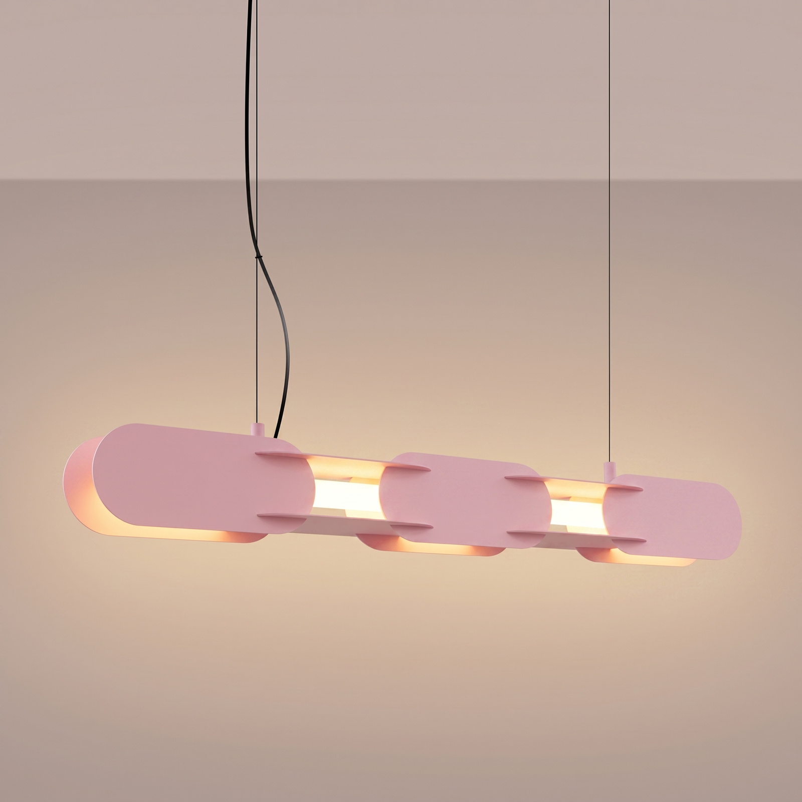 Lampa wisząca CHAIN 91 różowa LED 3000K - obrazek 4