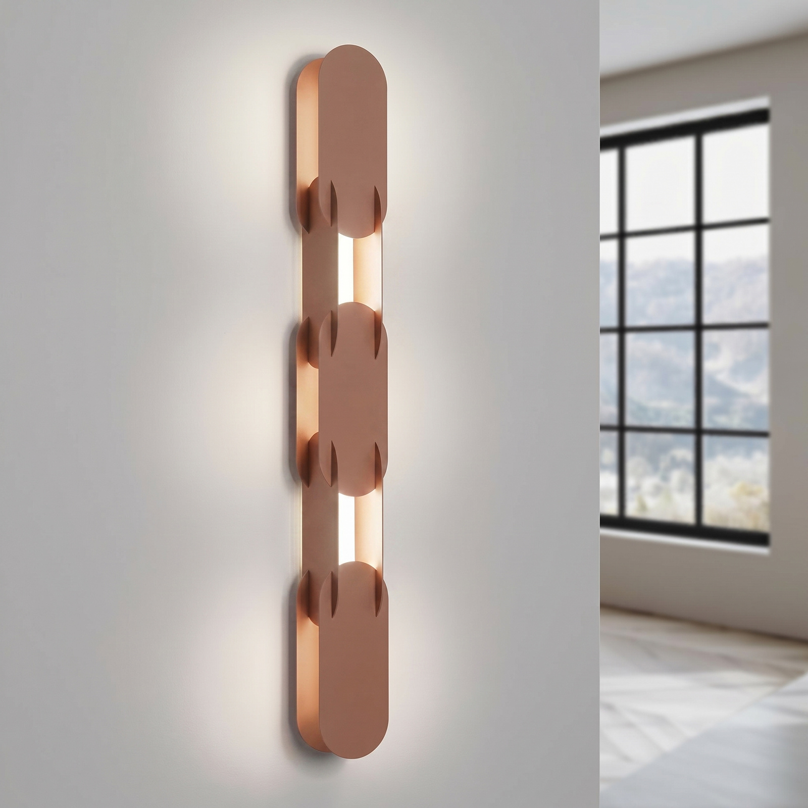 Kinkiet CHAIN 91 mocca LED 4000K - obrazek 4