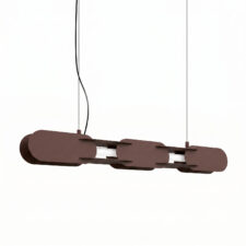 Lampa wisząca CHAIN 91 brązowa LED 4000K