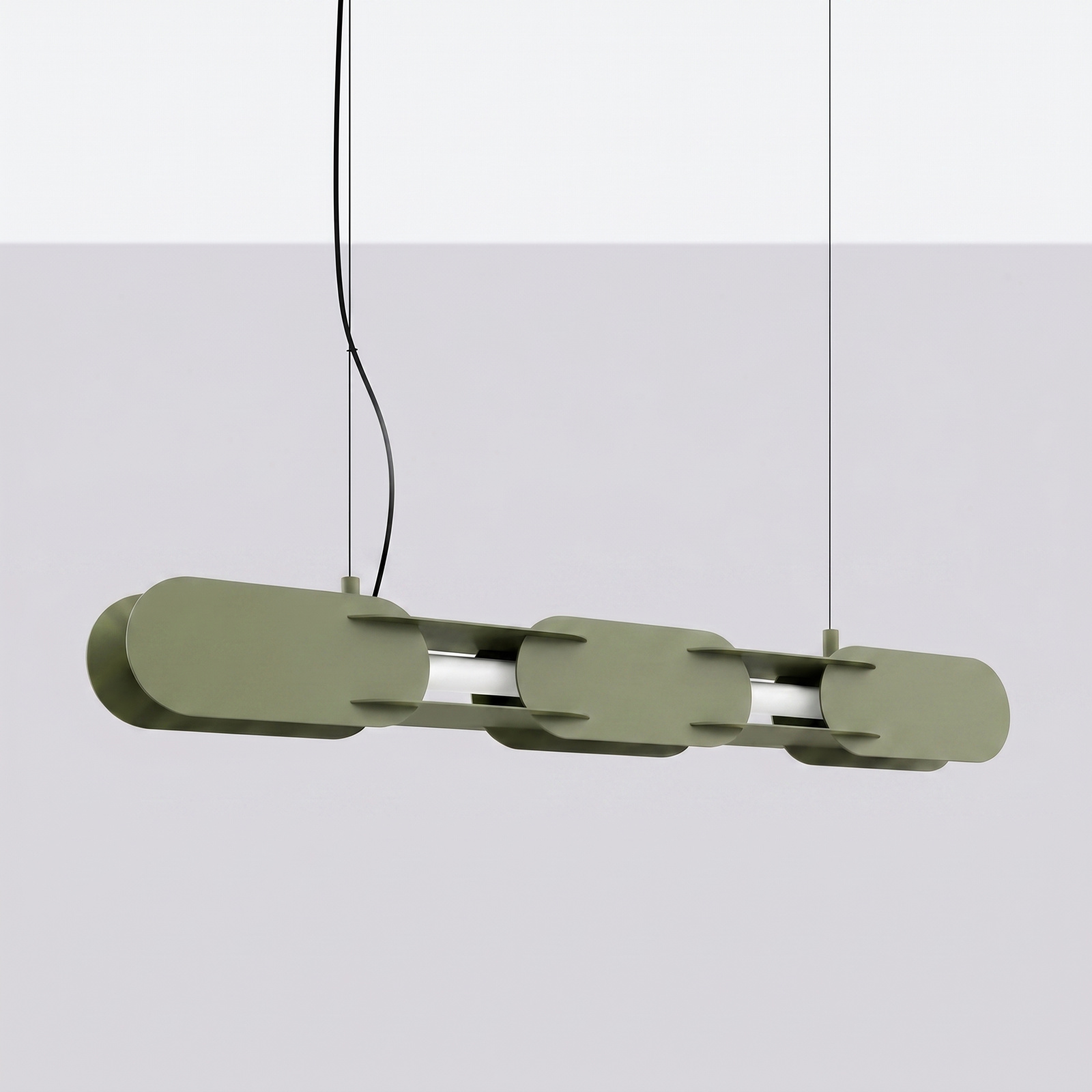 Lampa wisząca CHAIN 91 zielona oliwka LED 4000K - obrazek 3