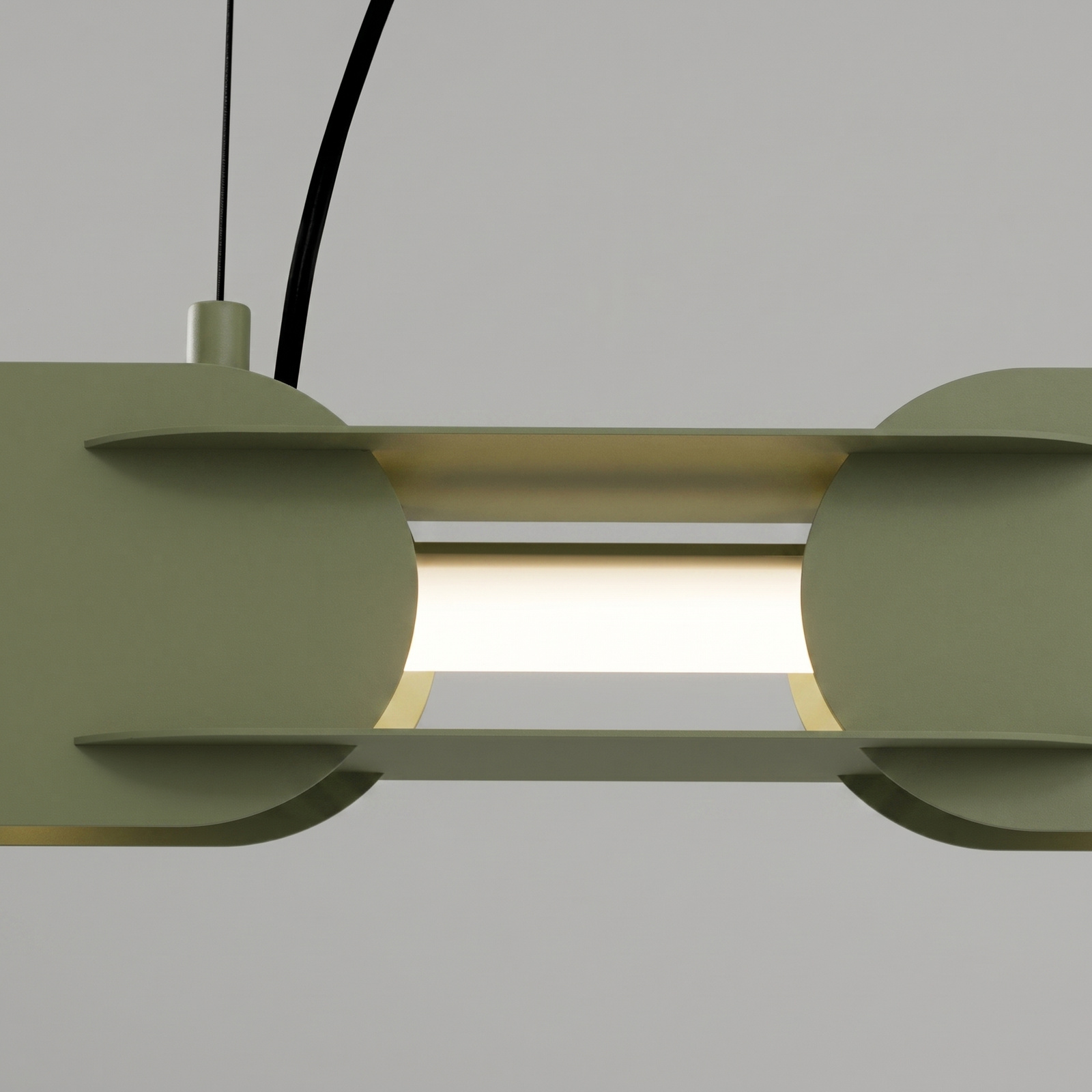 Lampa wisząca CHAIN 91 zielona oliwka LED 4000K - obrazek 5