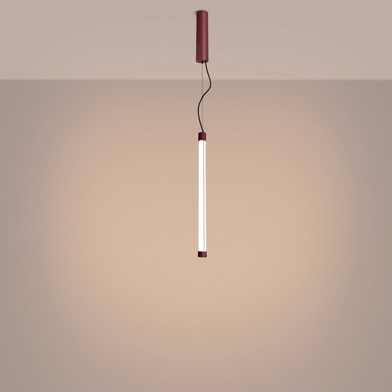 Lampa wisząca TRANG 50 burgund LED 3000K - obrazek 4