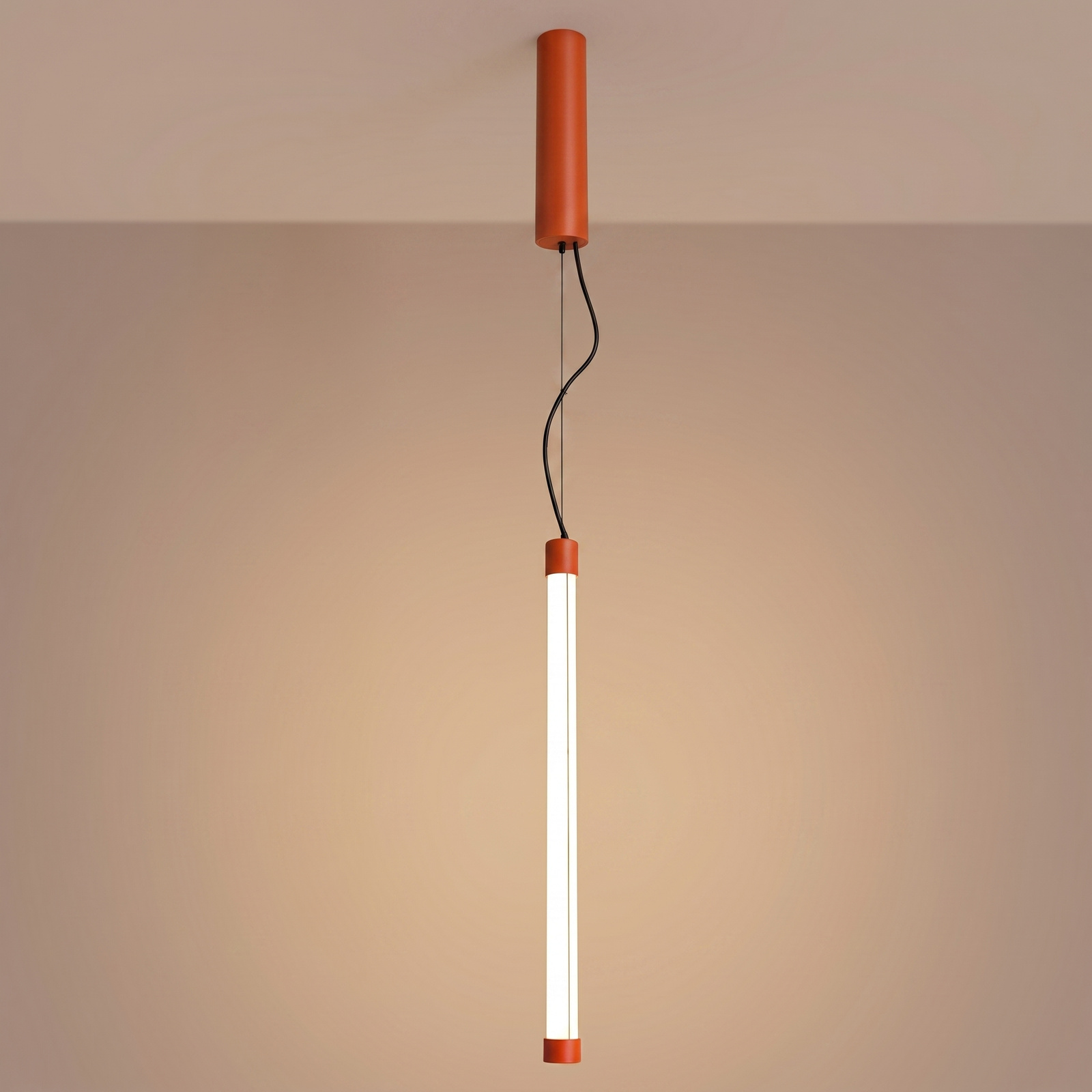 Lampa wisząca TRANG 50 ochra czerwona LED 3000K - obrazek 4