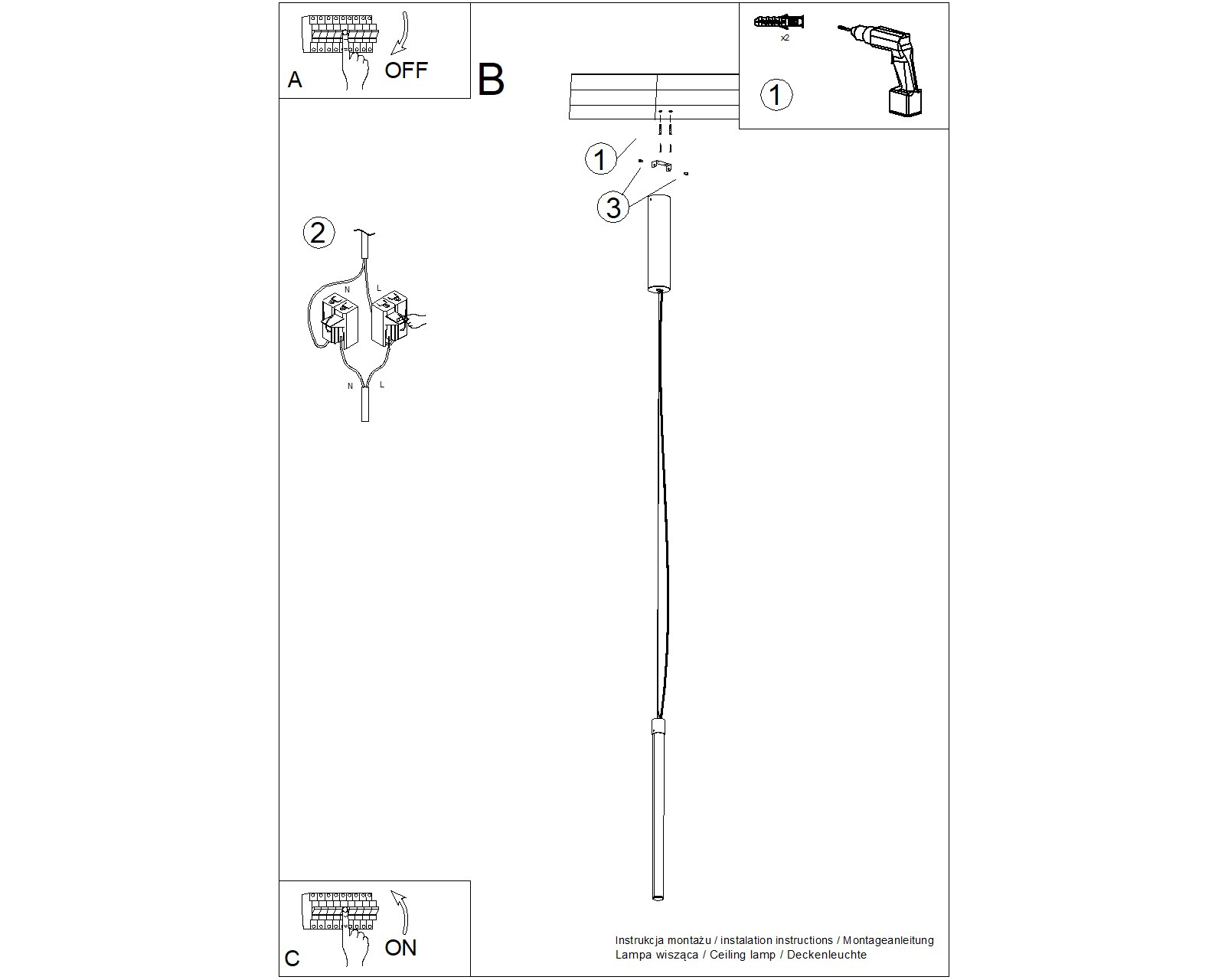 Lampa wisząca TRANG 50 zielona oliwka LED 3000K - obrazek 8