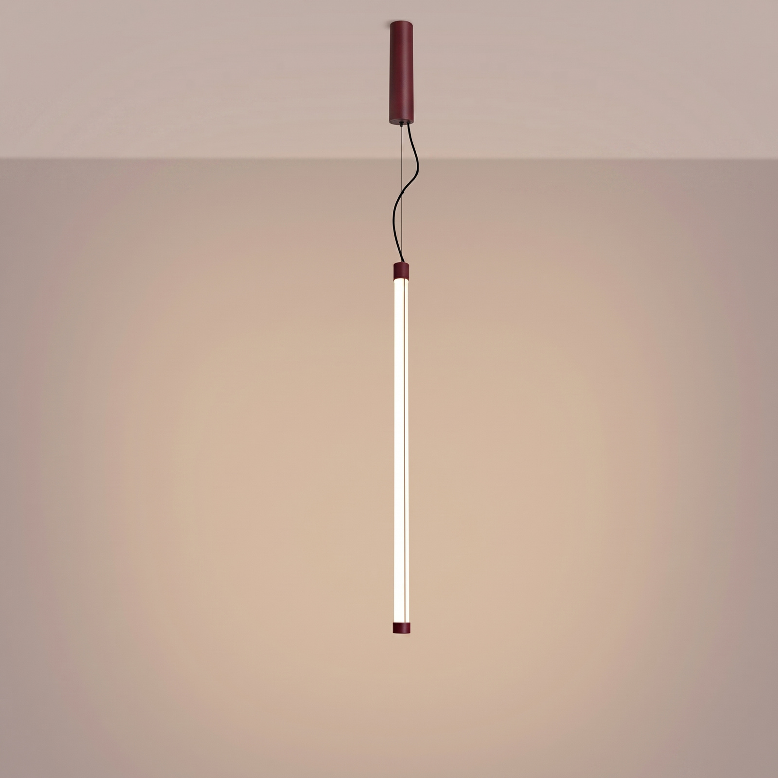 Lampa wisząca TRANG 75 burgund LED 3000K - obrazek 4
