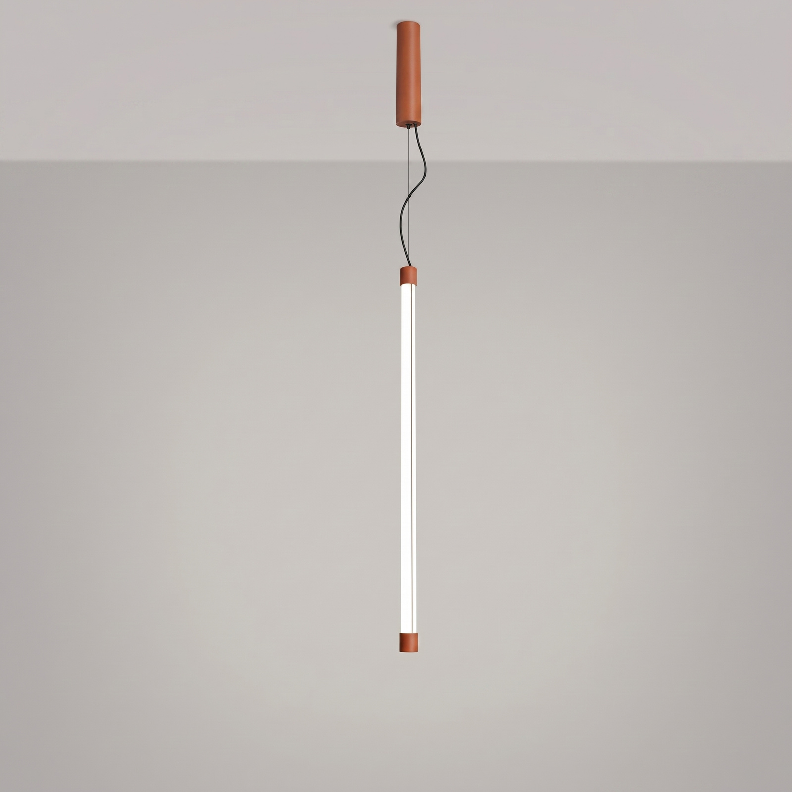 Lampa wisząca TRANG 75 ochra czerwona LED 4000K - obrazek 4