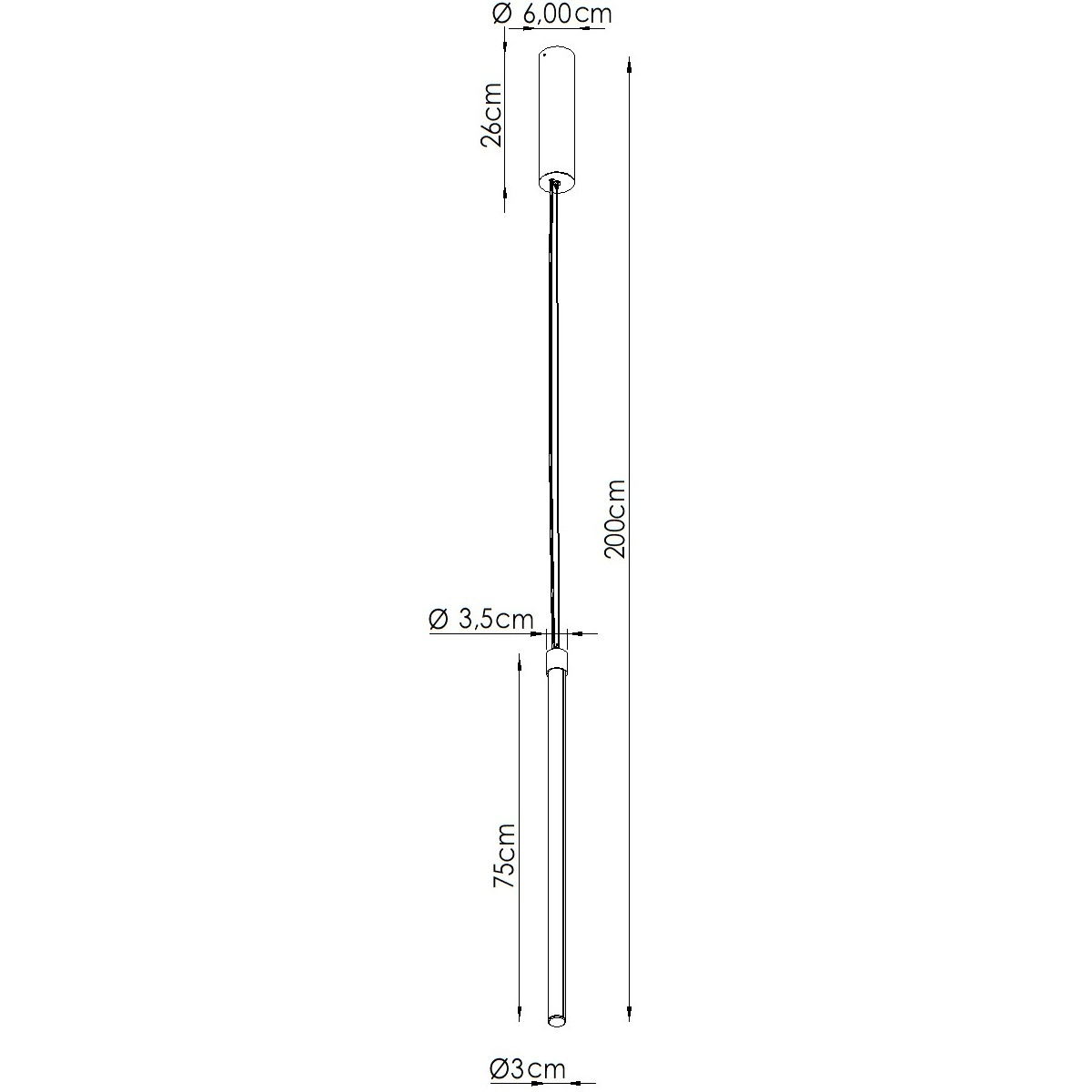 Lampa wisząca TRANG 100 taupe LED 4000K - obrazek 7