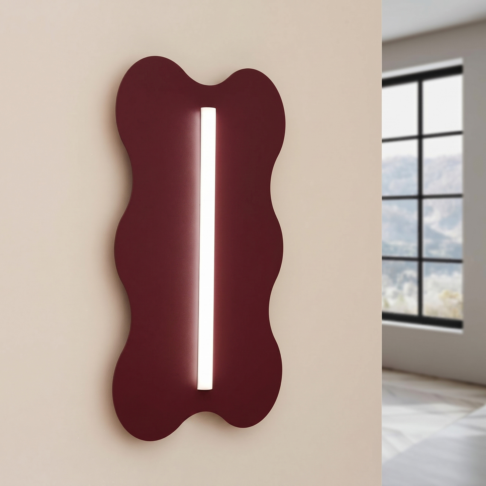 Kinkiet KLOVER burgund - obrazek 4