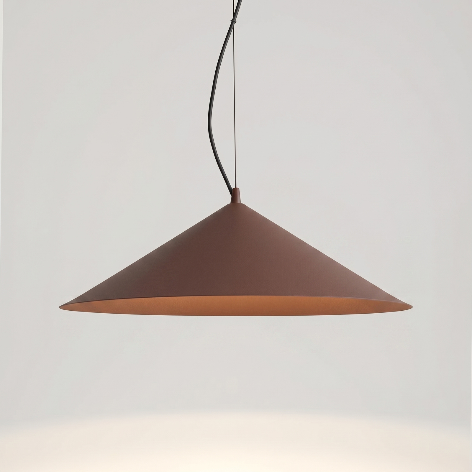 Lampa wisząca FINT brązowa LED 3000K - obrazek 5