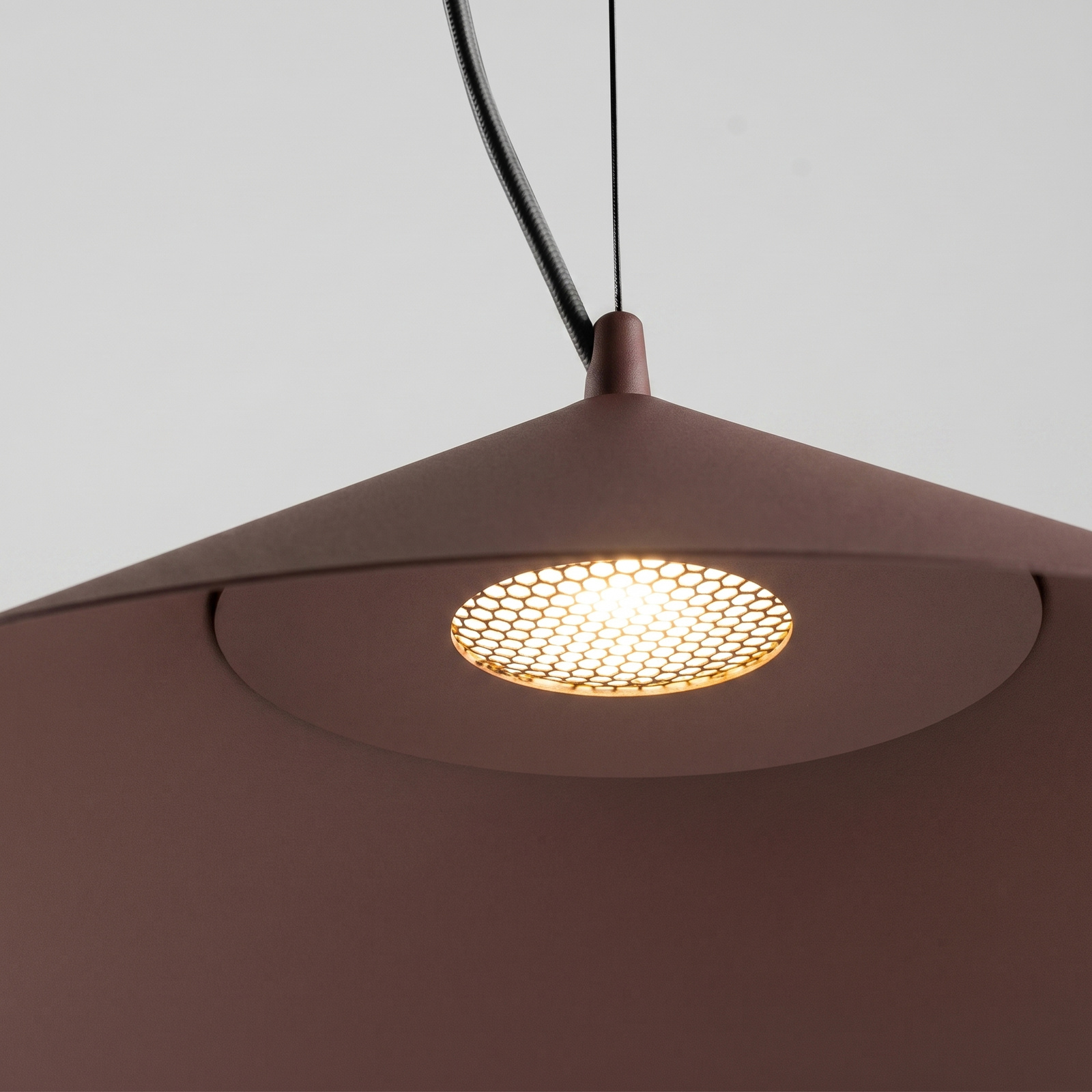 Lampa wisząca FINT brązowa LED 3000K - obrazek 6
