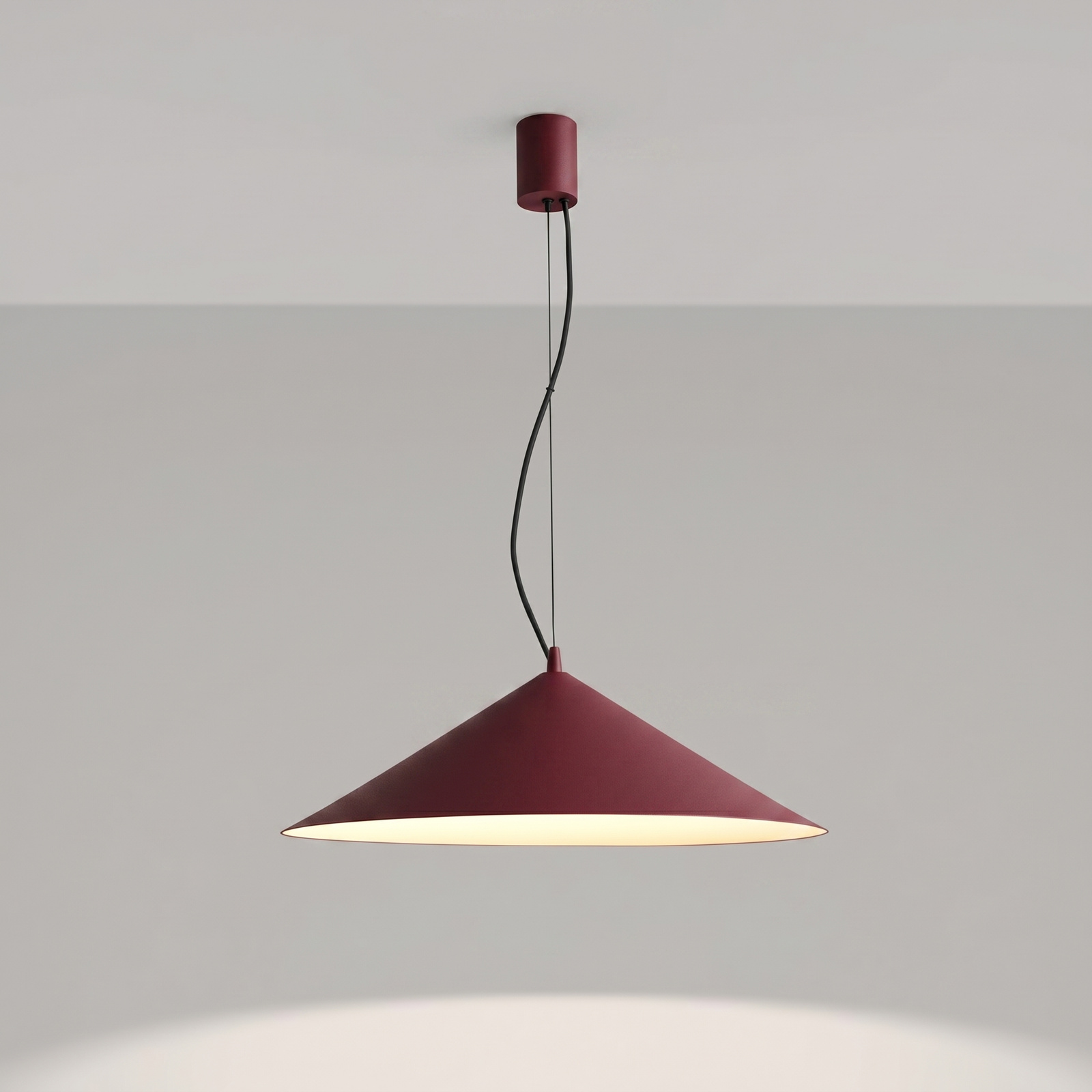 Lampa wisząca FINT burgund LED 3000K - obrazek 4