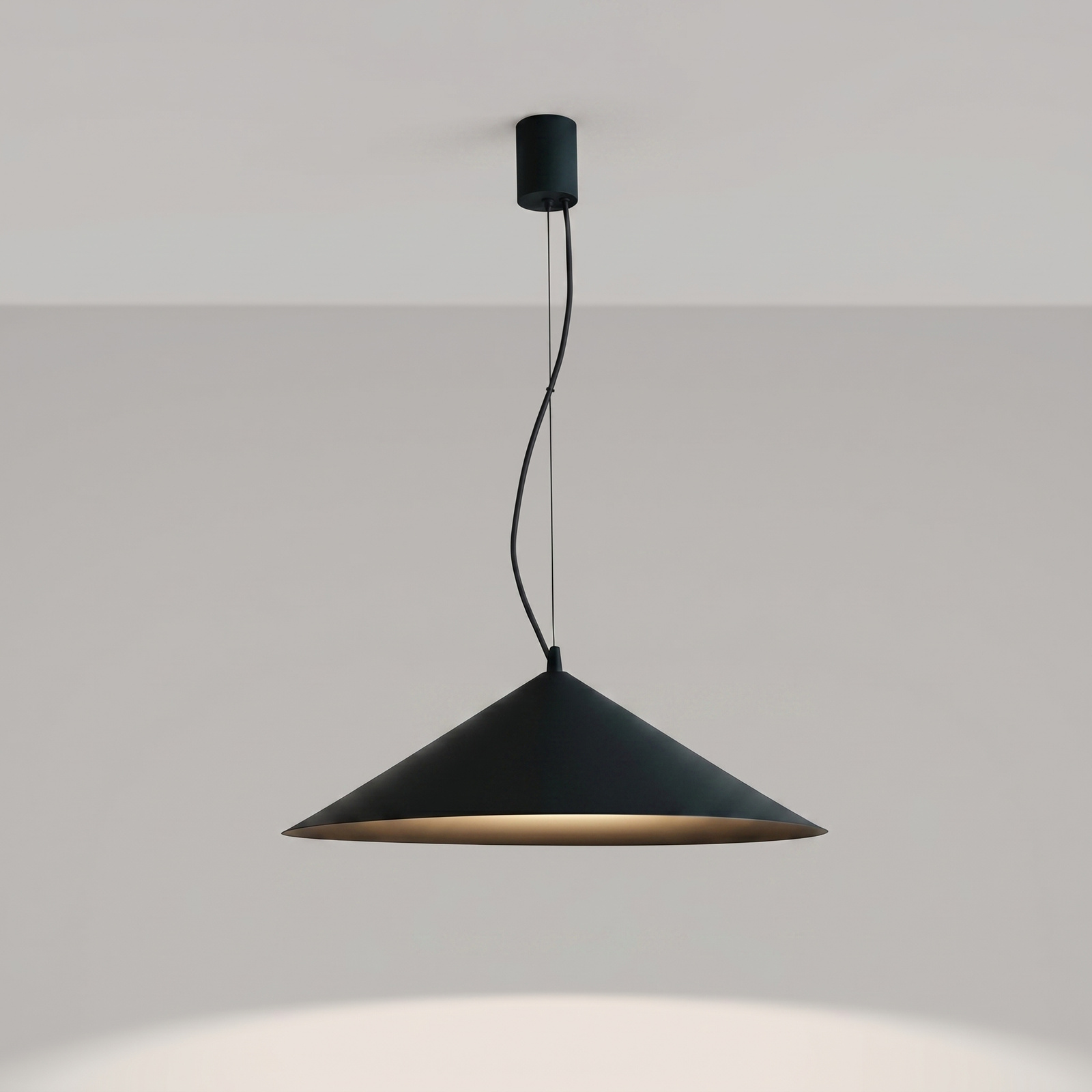 Lampa wisząca FINT czarna LED 3000K - obrazek 4