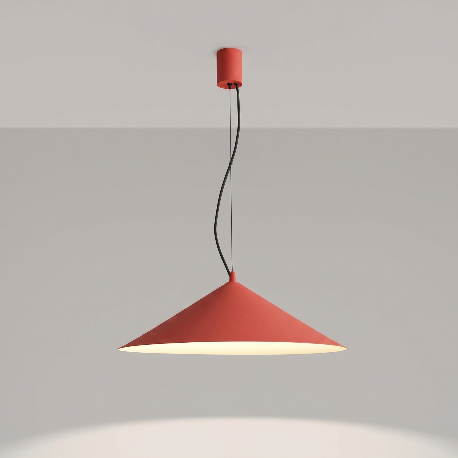 Lampa wisząca FINT czerwona LED 3000K - obrazek 4