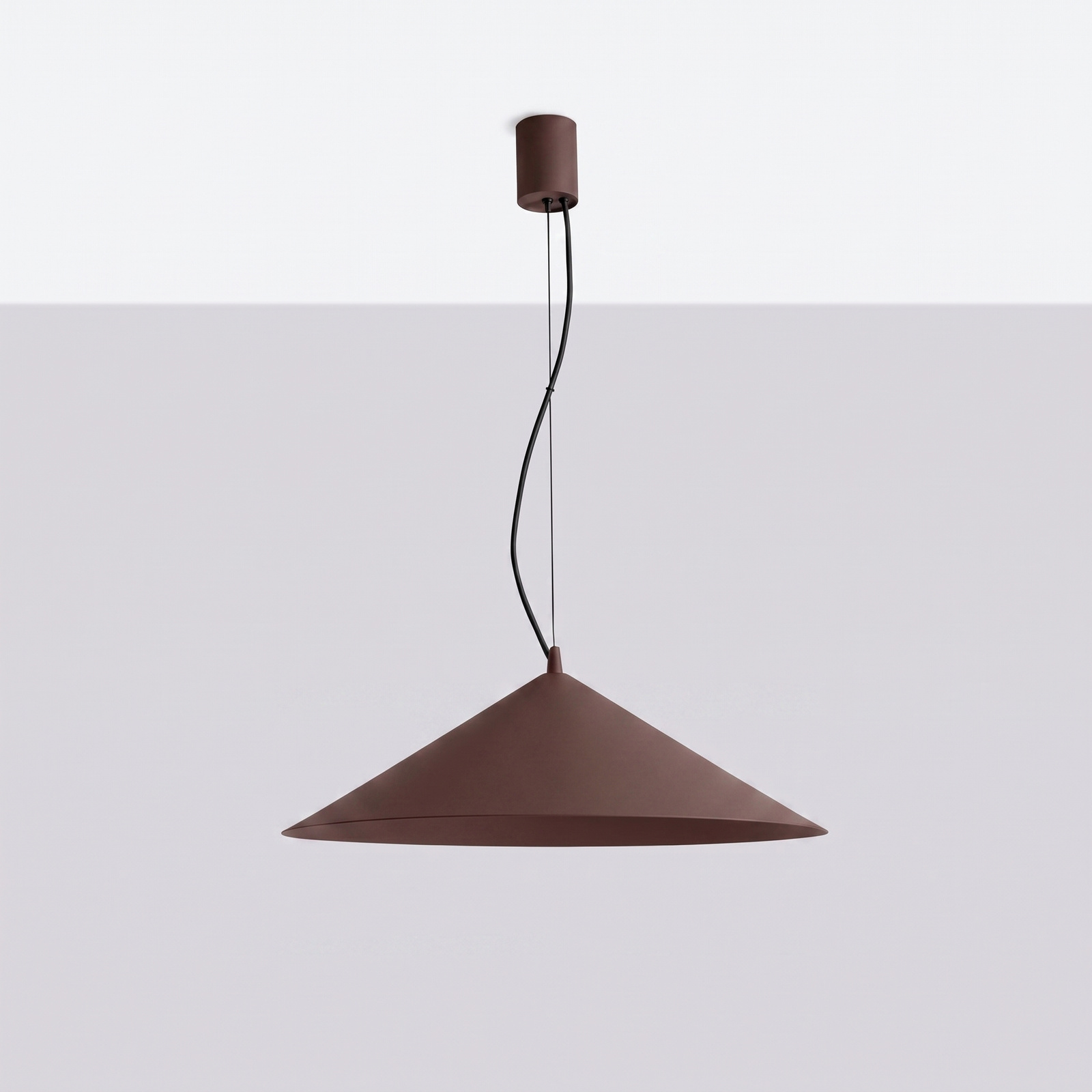 Lampa wisząca FINT brązowa LED 4000K - obrazek 3
