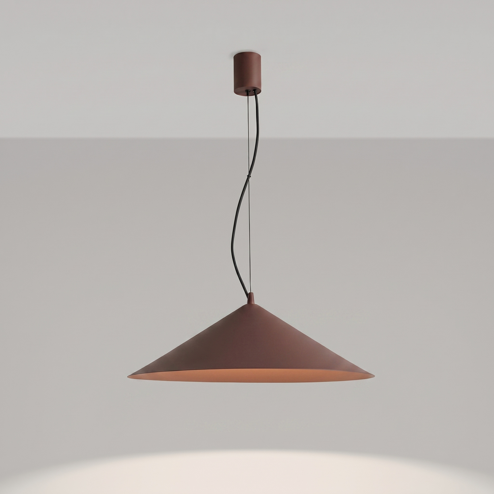 Lampa wisząca FINT brązowa LED 4000K - obrazek 4