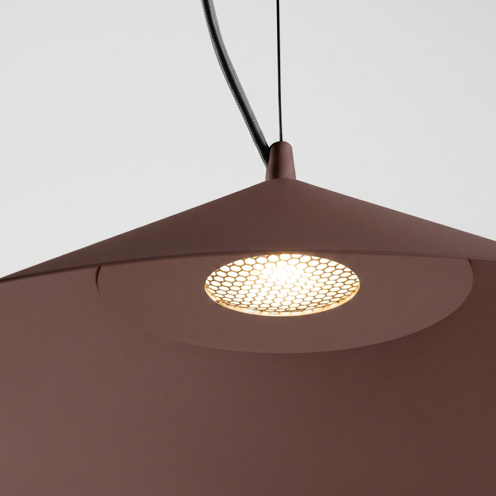 Lampa wisząca FINT brązowa LED 4000K - obrazek 6