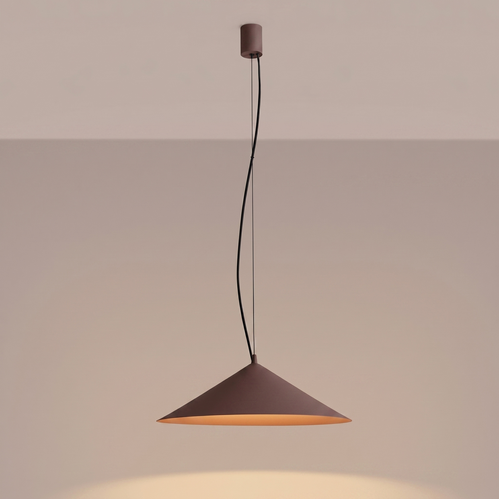 Lampa wisząca FINT brązowa LED 4000K - obrazek 10
