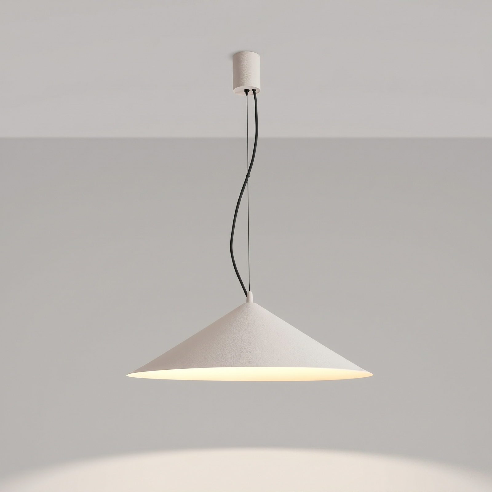 Lampa wisząca FINT biała LED 4000K - obrazek 4
