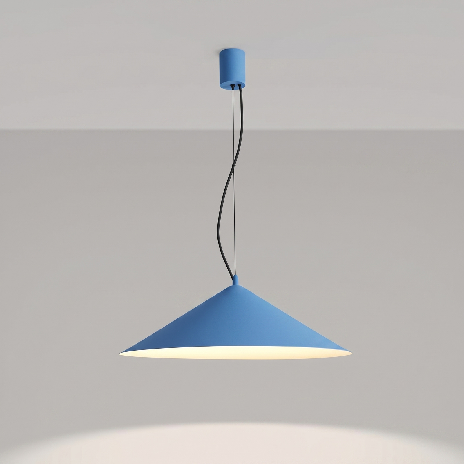 Lampa wisząca FINT błękitna LED 4000K - obrazek 4