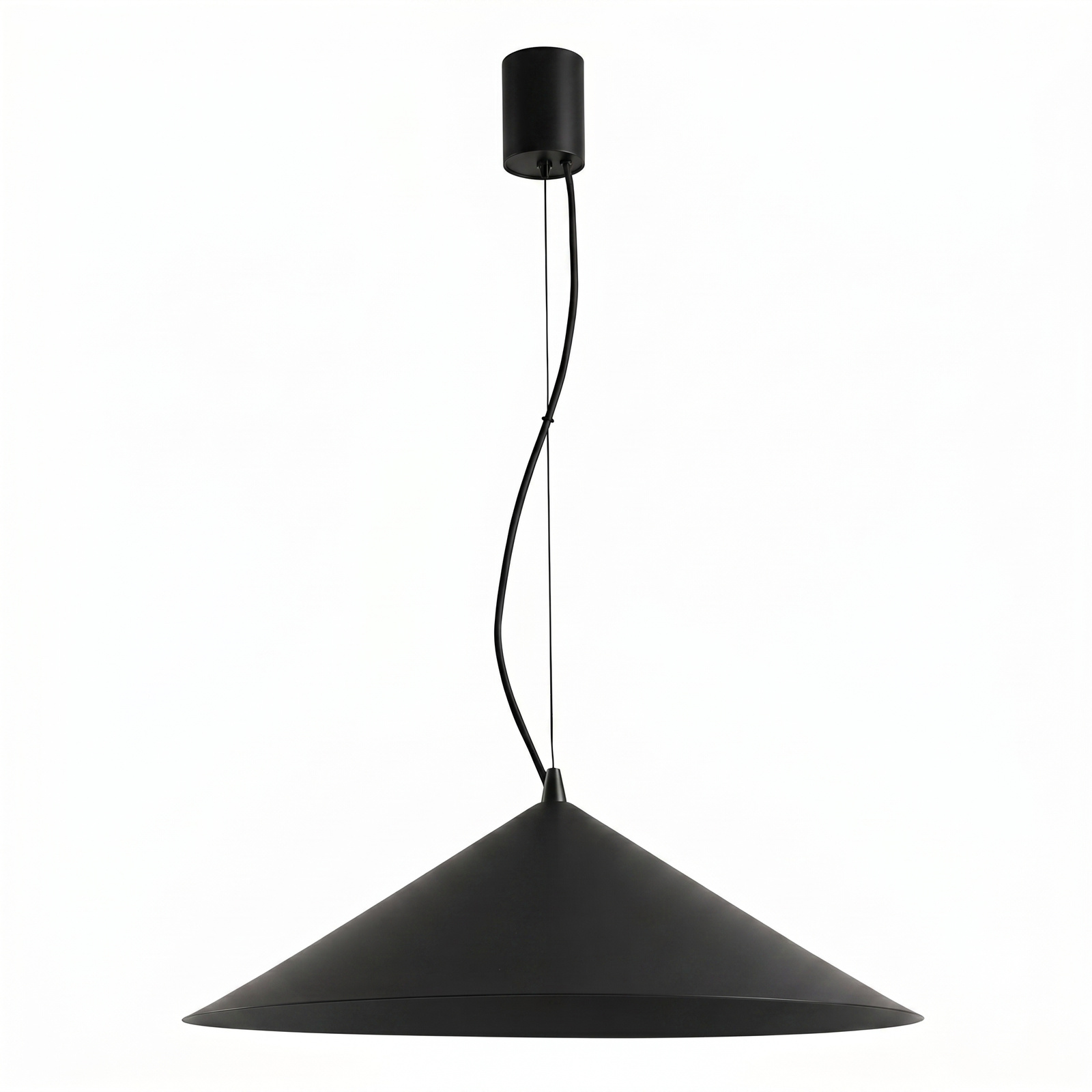 Lampa wisząca FINT czarna LED 4000K