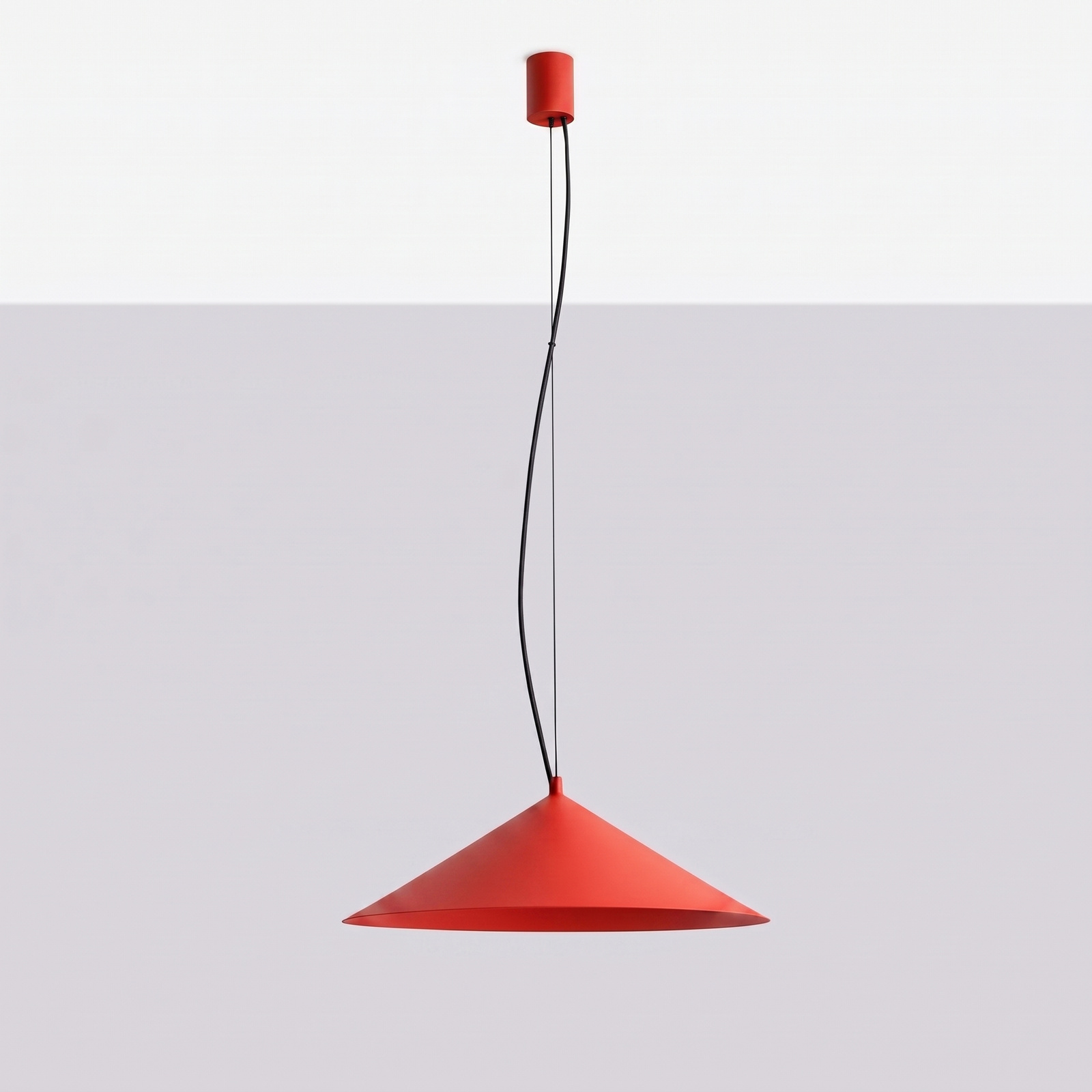 Lampa wisząca FINT czerwona LED 4000K - obrazek 3