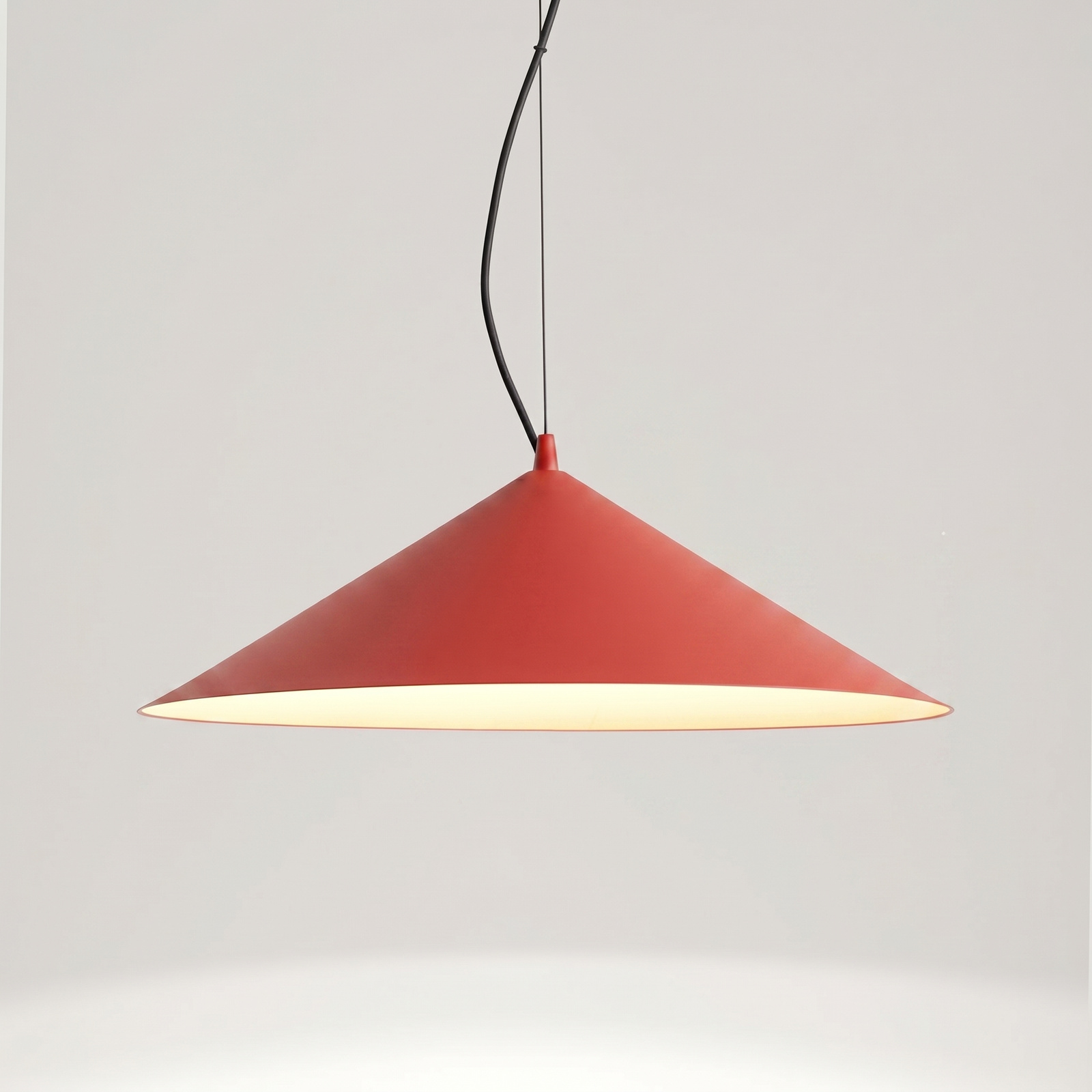 Lampa wisząca FINT czerwona LED 4000K - obrazek 5