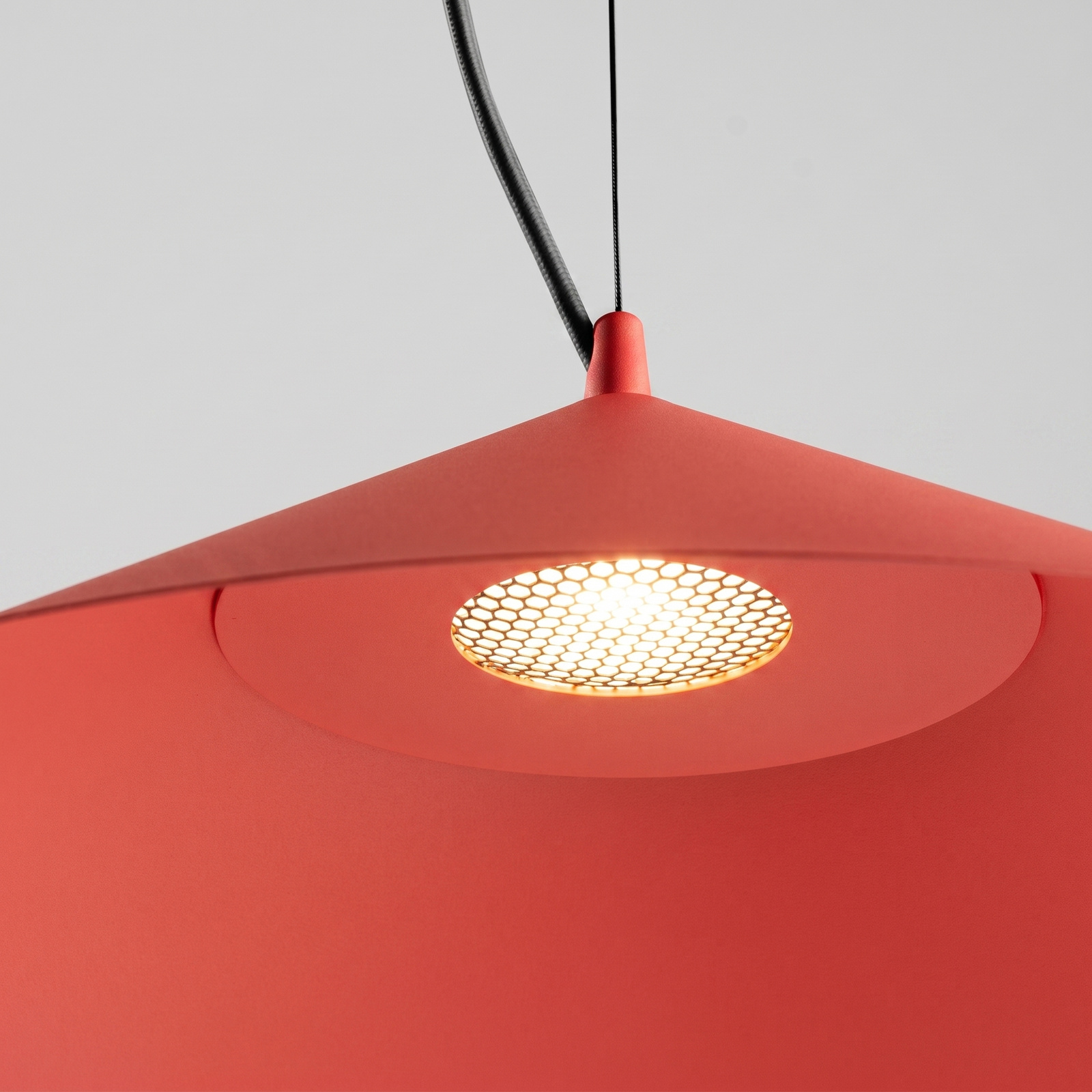 Lampa wisząca FINT czerwona LED 4000K - obrazek 6