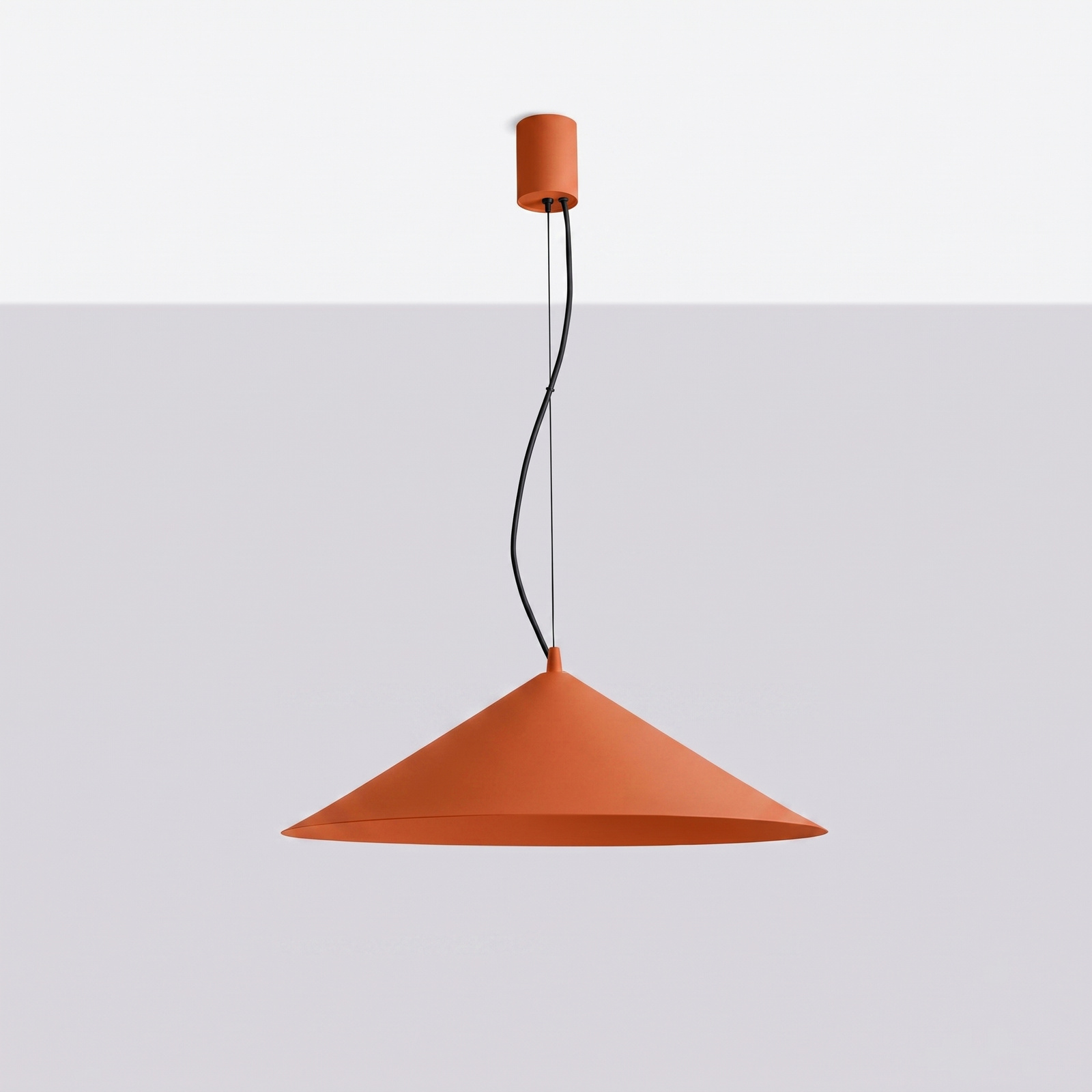 Lampa wisząca FINT ochra czerwona LED 4000K - obrazek 3