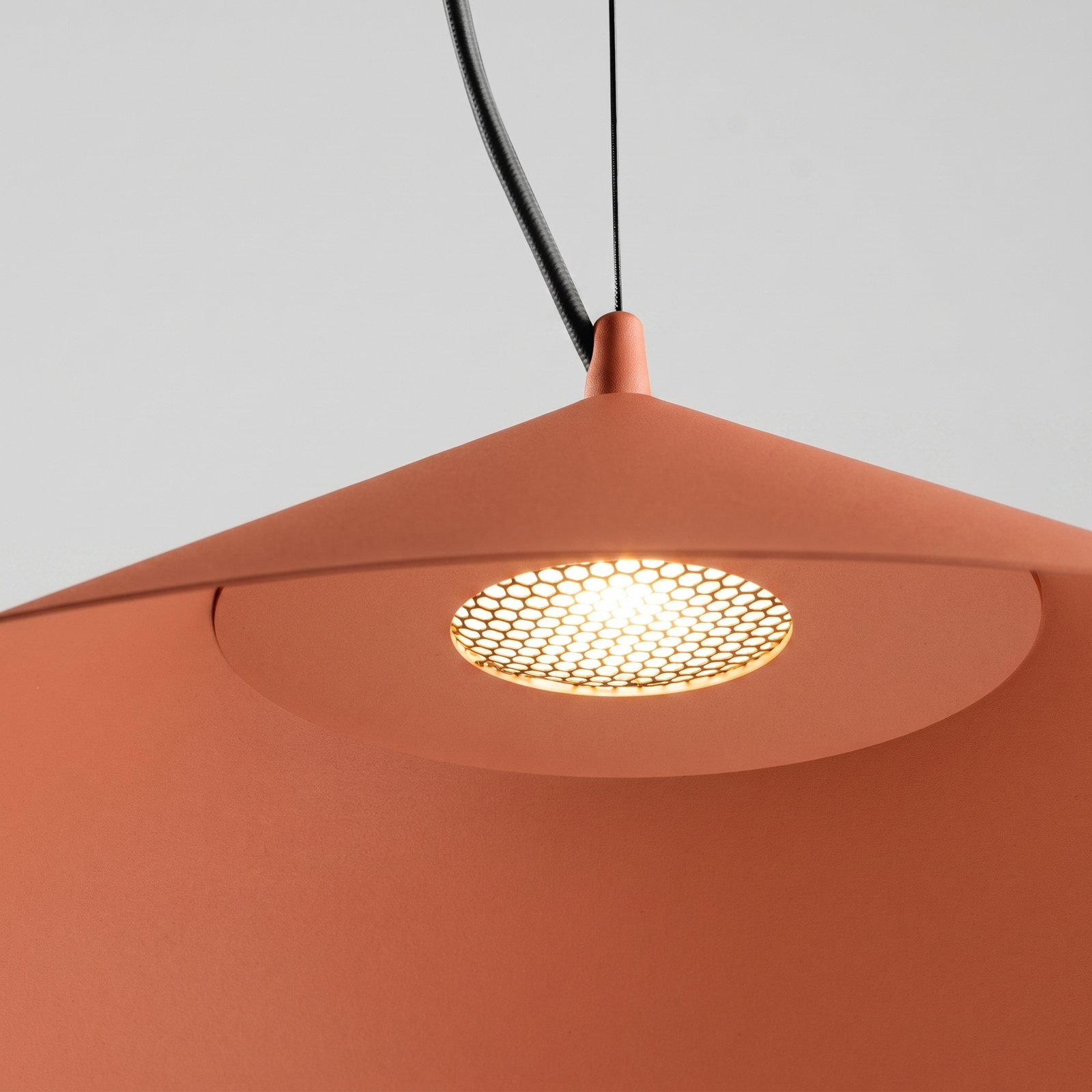 Lampa wisząca FINT ochra czerwona LED 4000K - obrazek 6