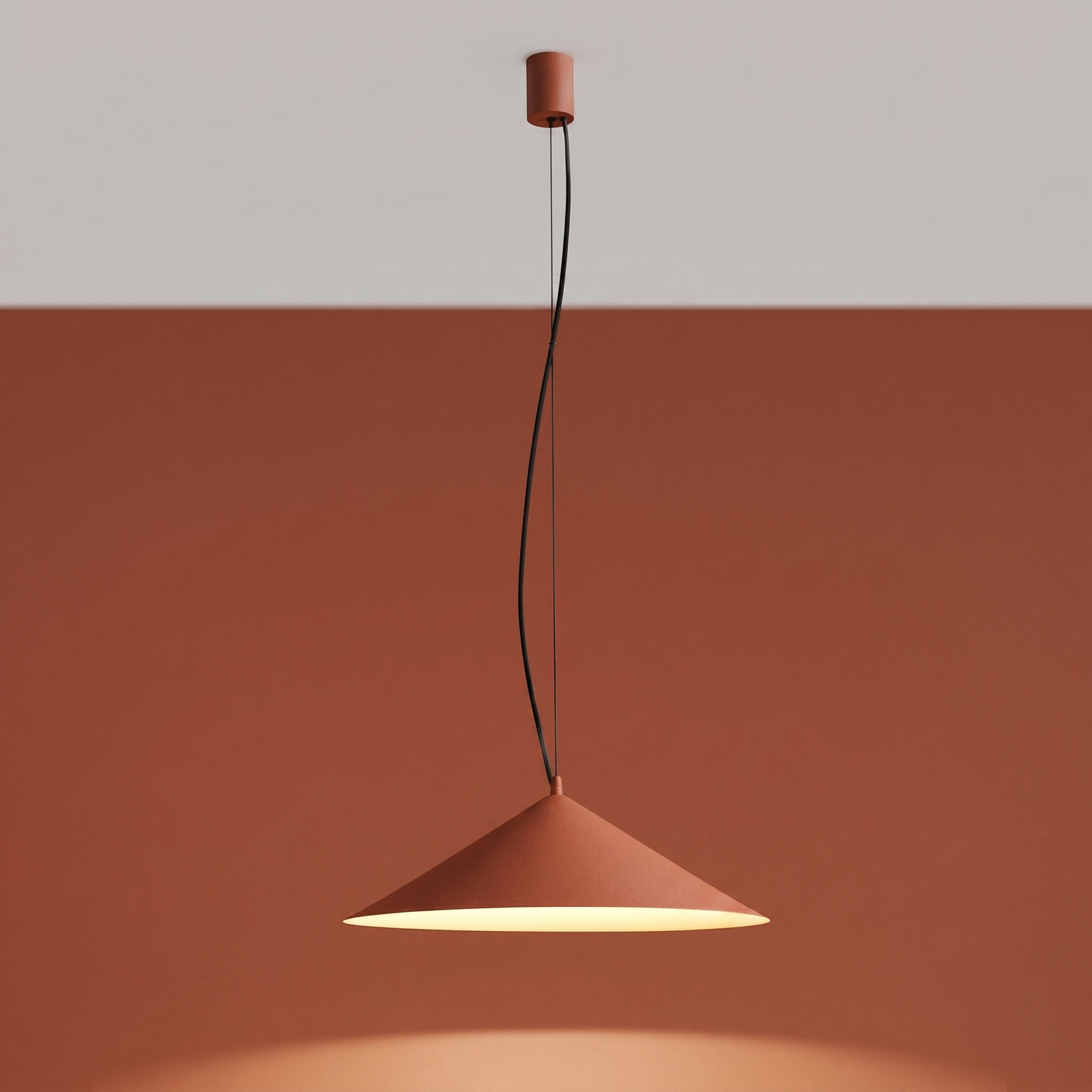 Lampa wisząca FINT ochra czerwona LED 4000K - obrazek 10