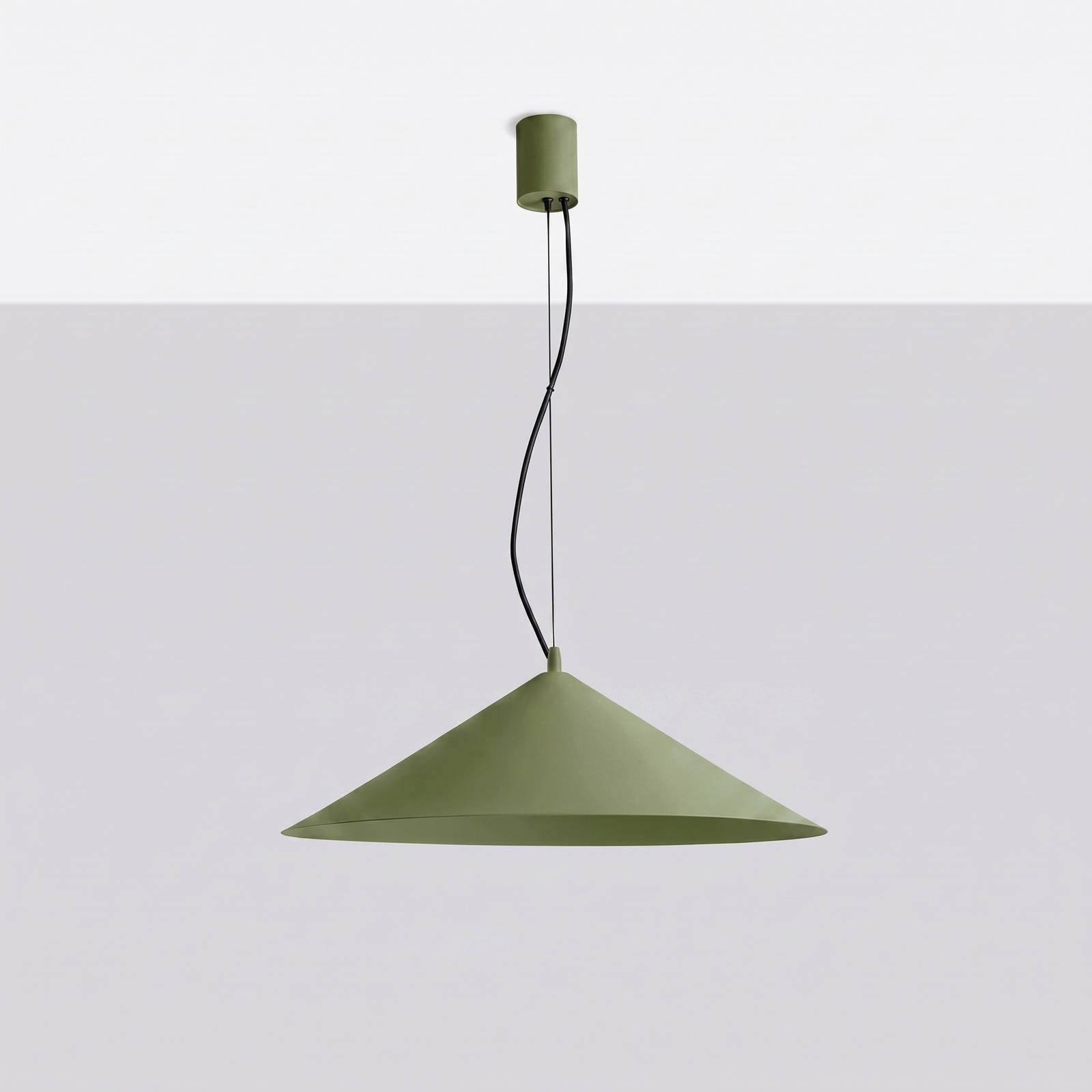 Lampa wisząca FINT zielona oliwka LED 4000K - obrazek 3