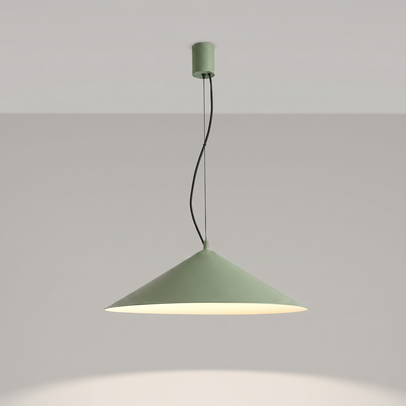 Lampa wisząca FINT zielona oliwka LED 4000K - obrazek 4