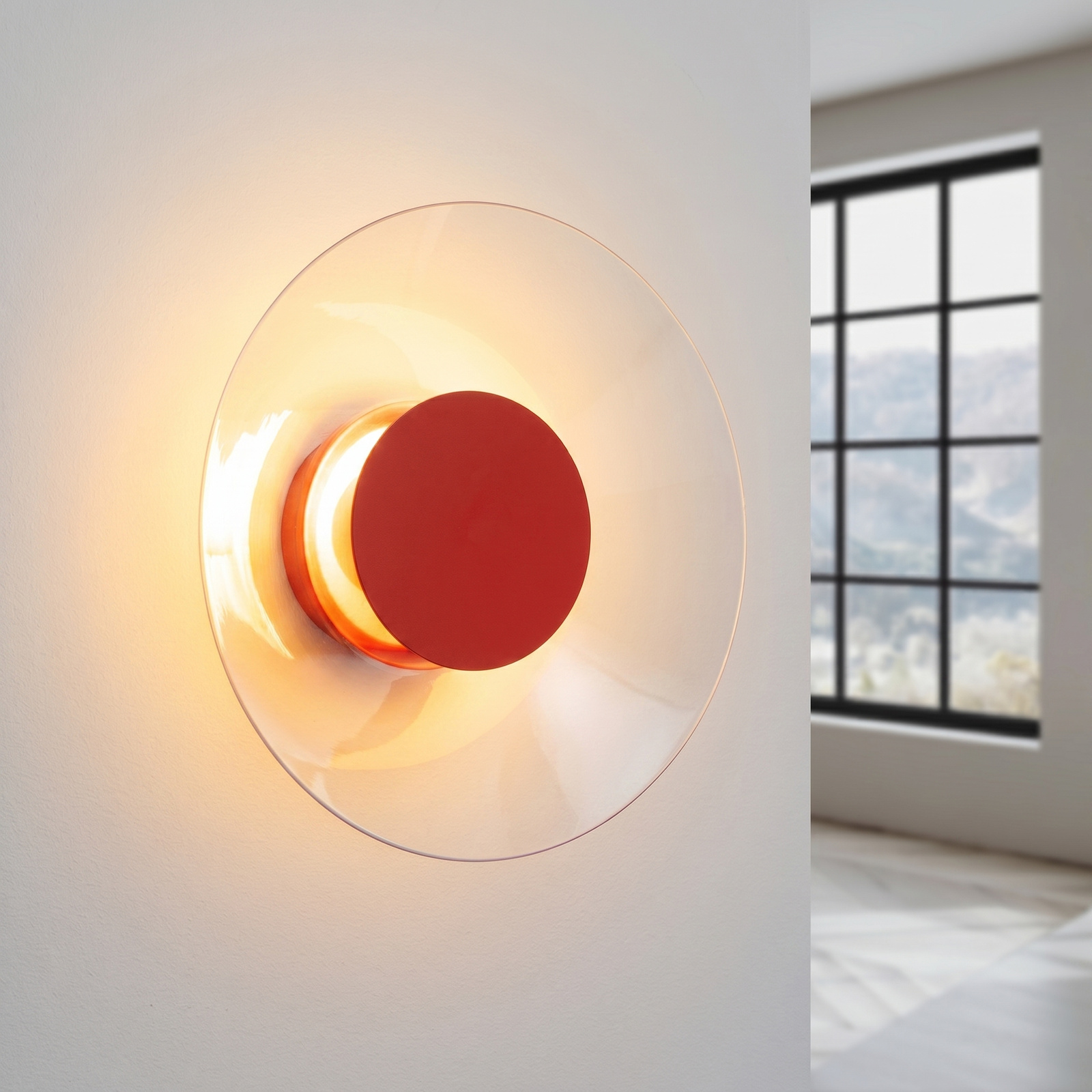 Kinkiet ASTRO czerwony LED 3000K - obrazek 4