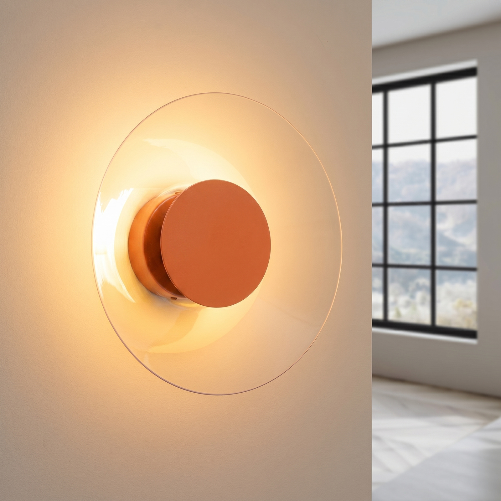 Kinkiet ASTRO ochra czerwona LED 3000K - obrazek 4