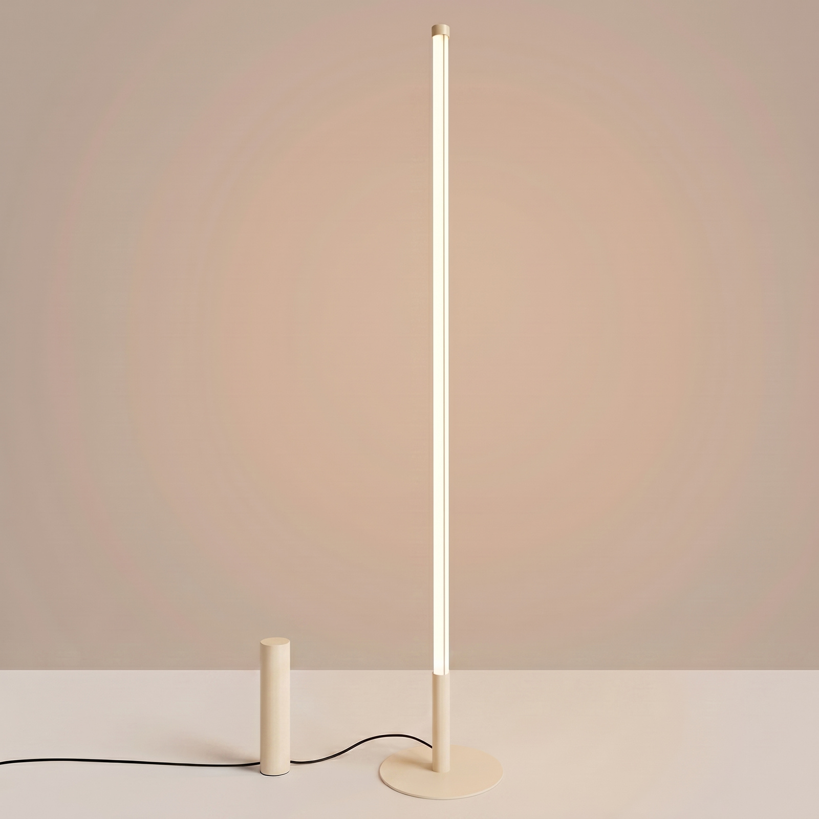 Lampa podłogowa TRANG beżowa 3000K - obrazek 4