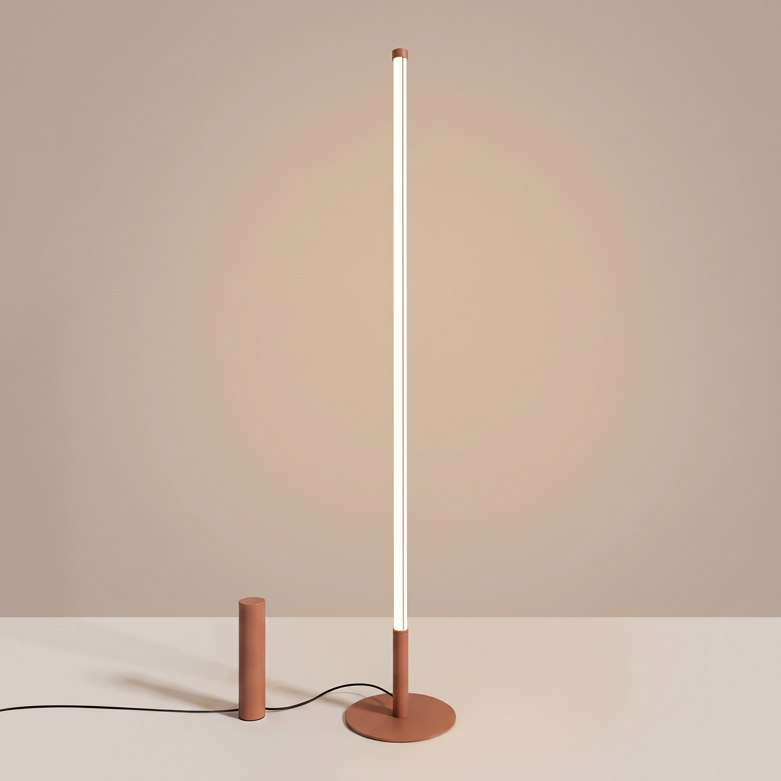 Lampa podłogowa TRANG mocca 3000K - obrazek 4