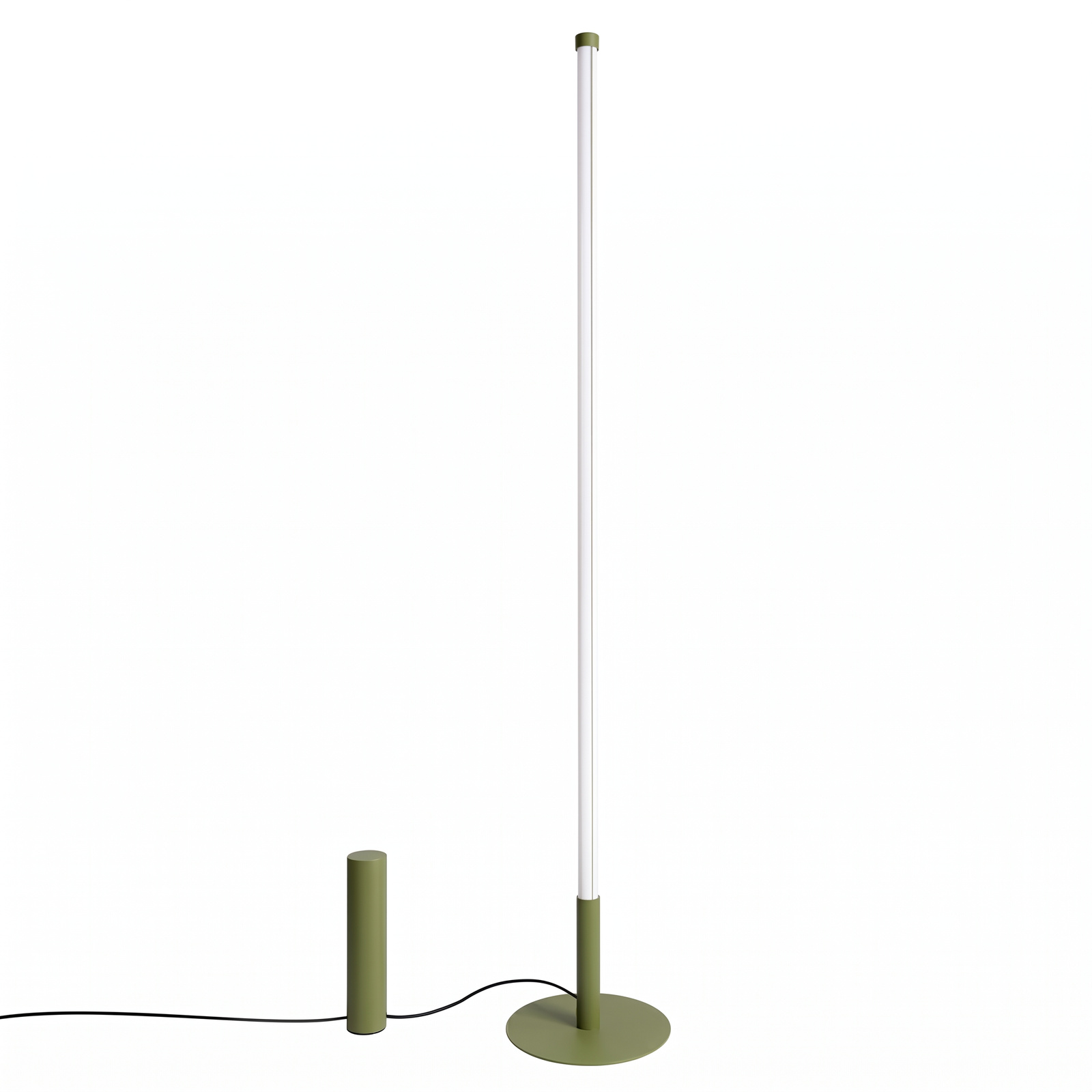 Lampa podłogowa TRANG zielona oliwka 3000K
