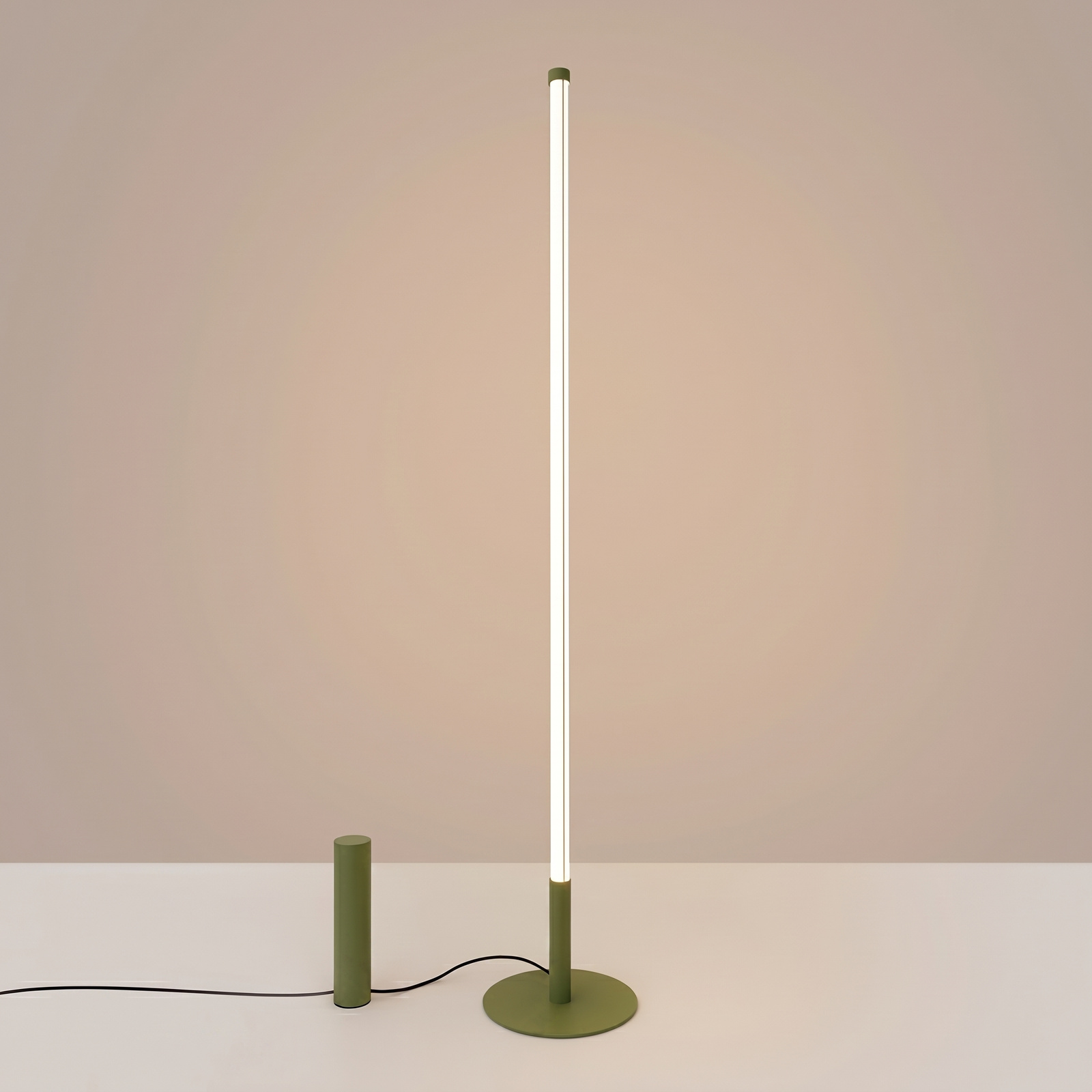 Lampa podłogowa TRANG zielona oliwka 3000K - obrazek 4