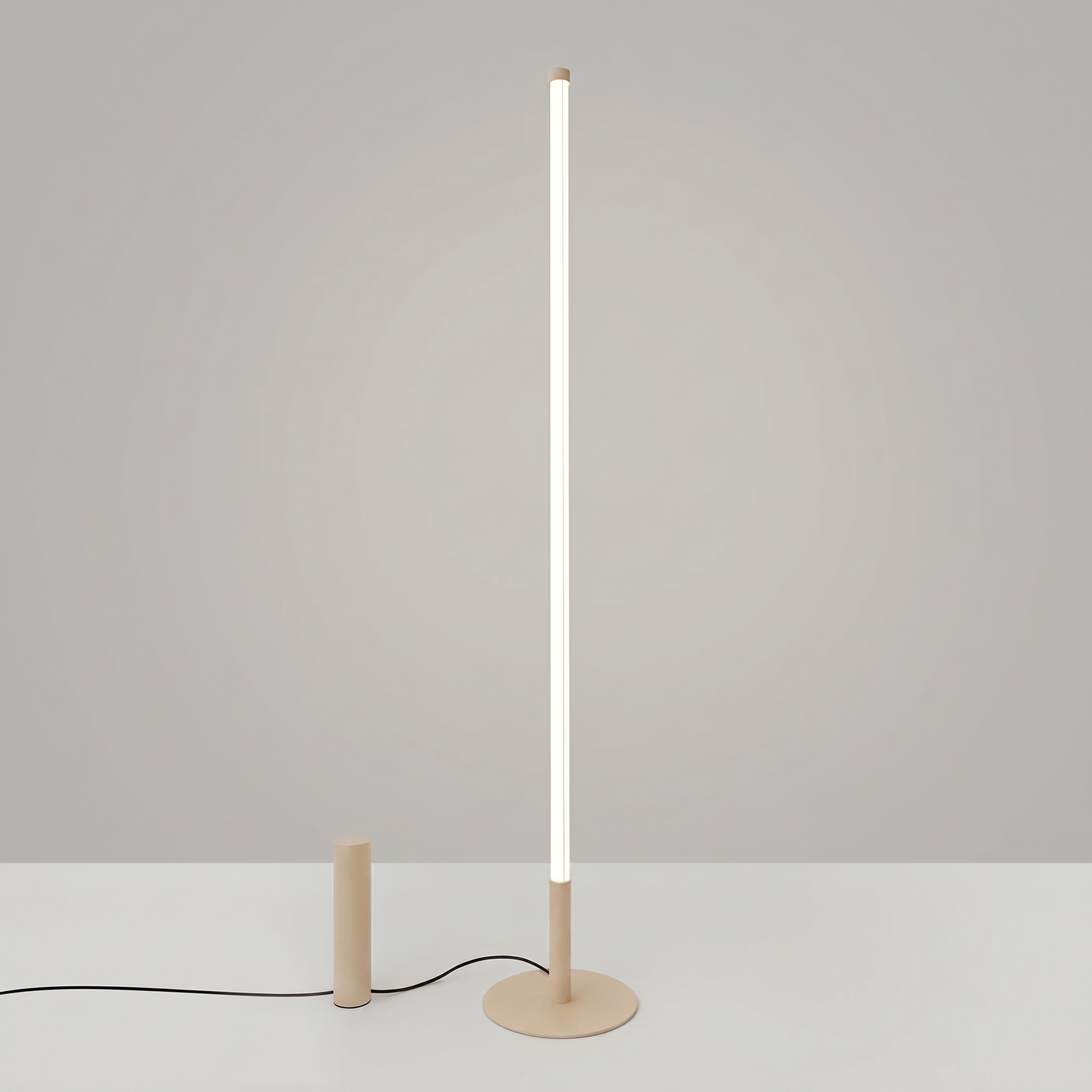 Lampa podłogowa TRANG beżowa 4000K - obrazek 4