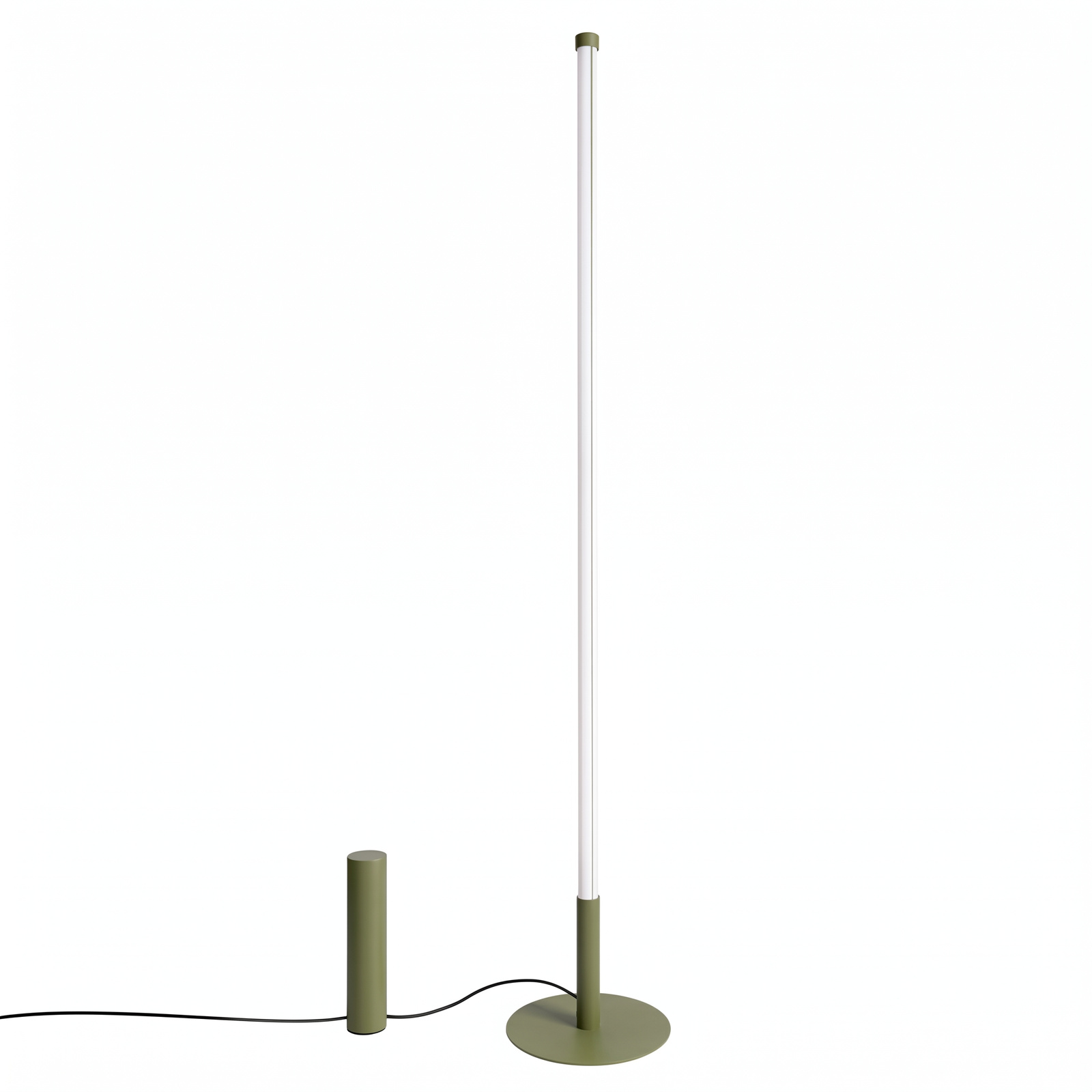 Lampa podłogowa TRANG zielona oliwka 4000K