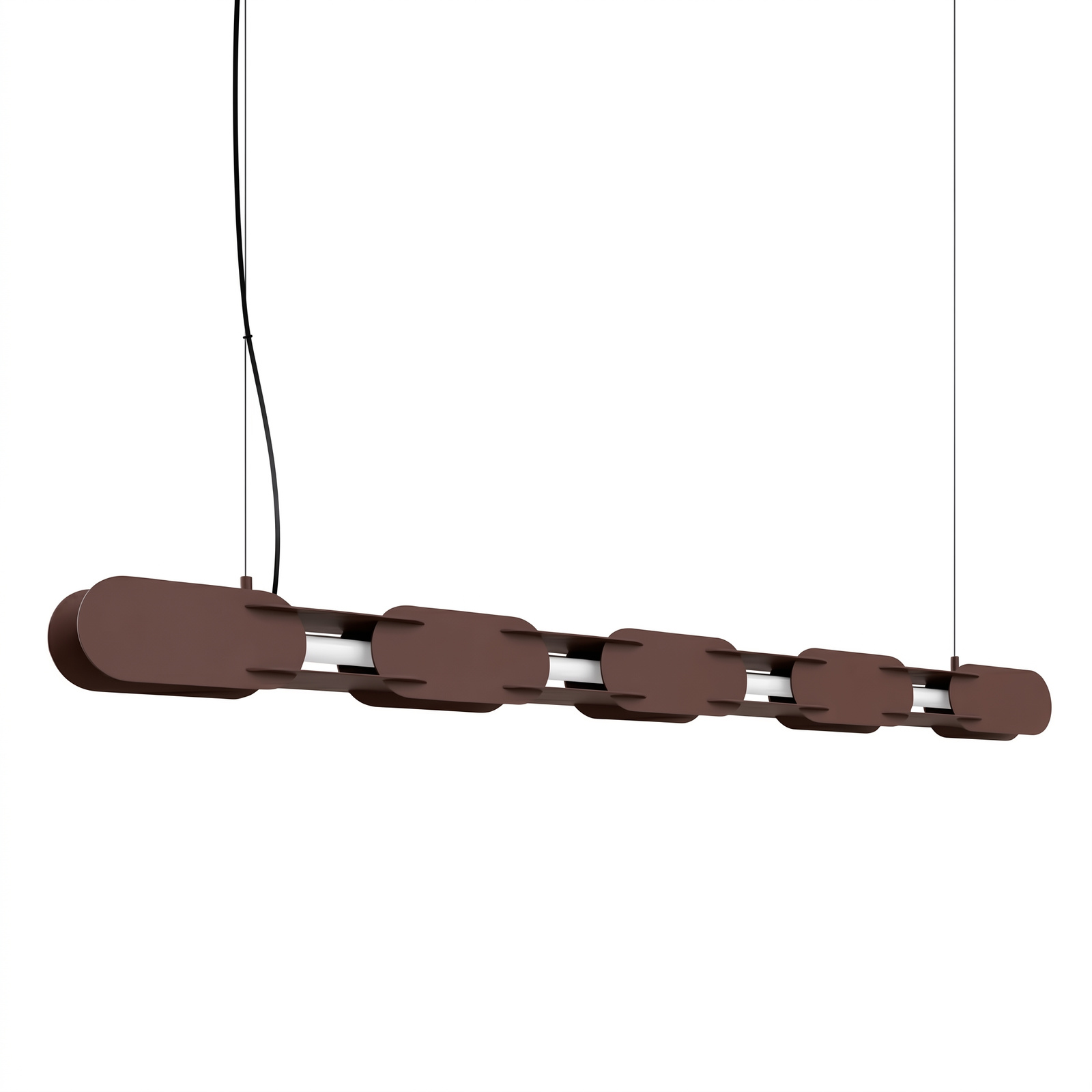 Lampa wisząca CHAIN 158 brązowa LED 3000K