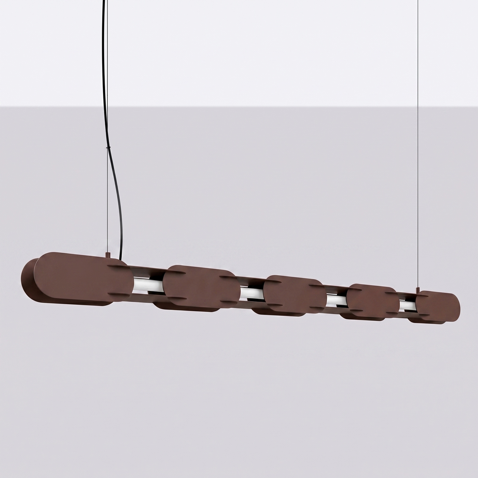 Lampa wisząca CHAIN 158 brązowa LED 3000K - obrazek 3
