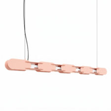 Lampa wisząca CHAIN 158 brzoskwiniowa LED 3000K