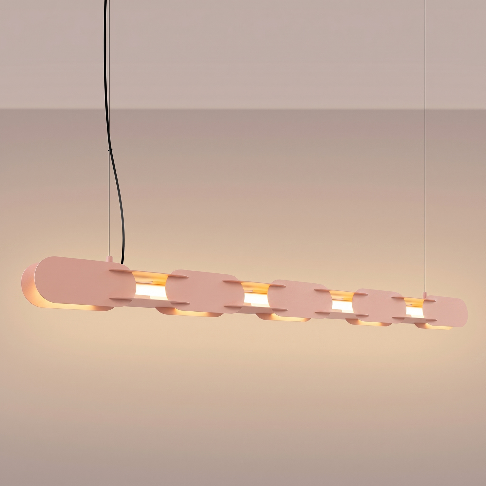 Lampa wisząca CHAIN 158 brzoskwiniowa LED 3000K - obrazek 4