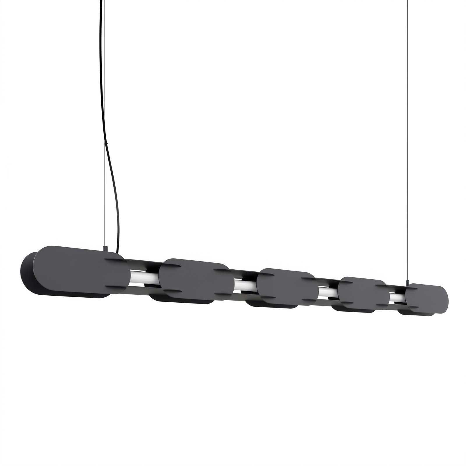 Lampa wisząca CHAIN 158 czarna LED 3000K