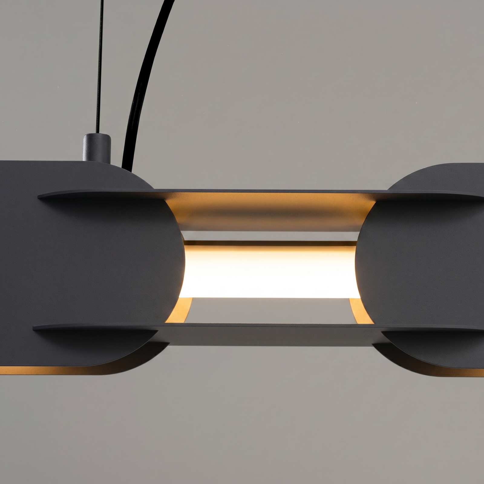 Lampa wisząca CHAIN 158 czarna LED 3000K - obrazek 5