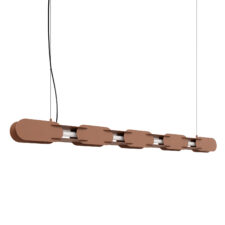 Lampa wisząca CHAIN 158 mocca LED 3000K