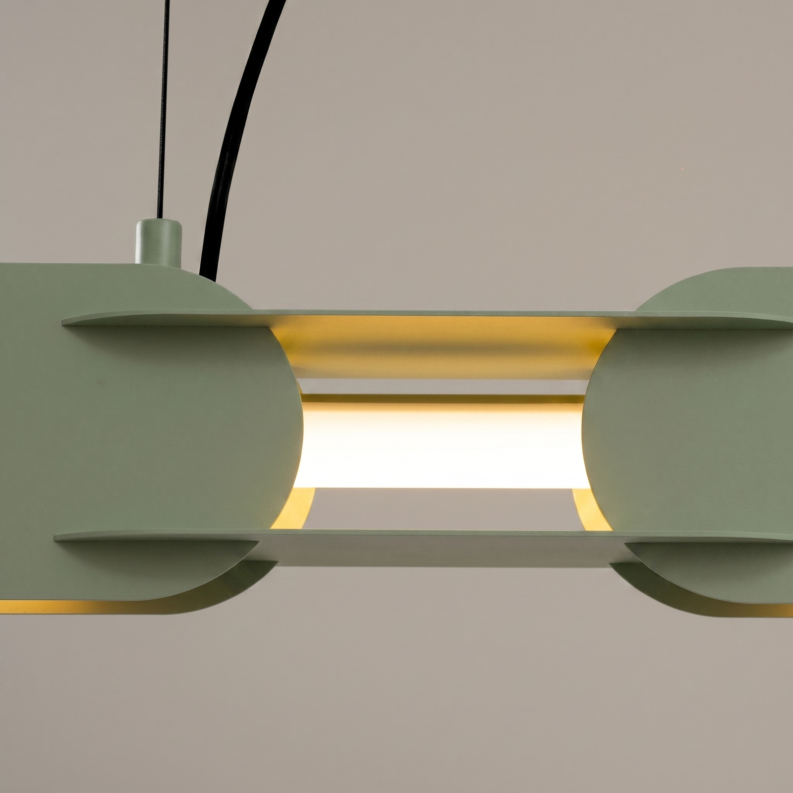 Lampa wisząca CHAIN 158 zielona oliwka LED 3000K - obrazek 5